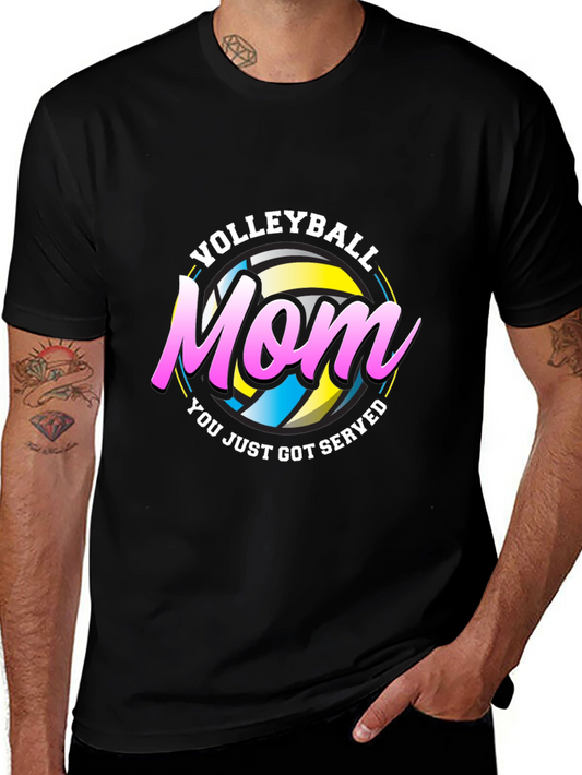 Volleyball Mom T-Shirt - Served Design