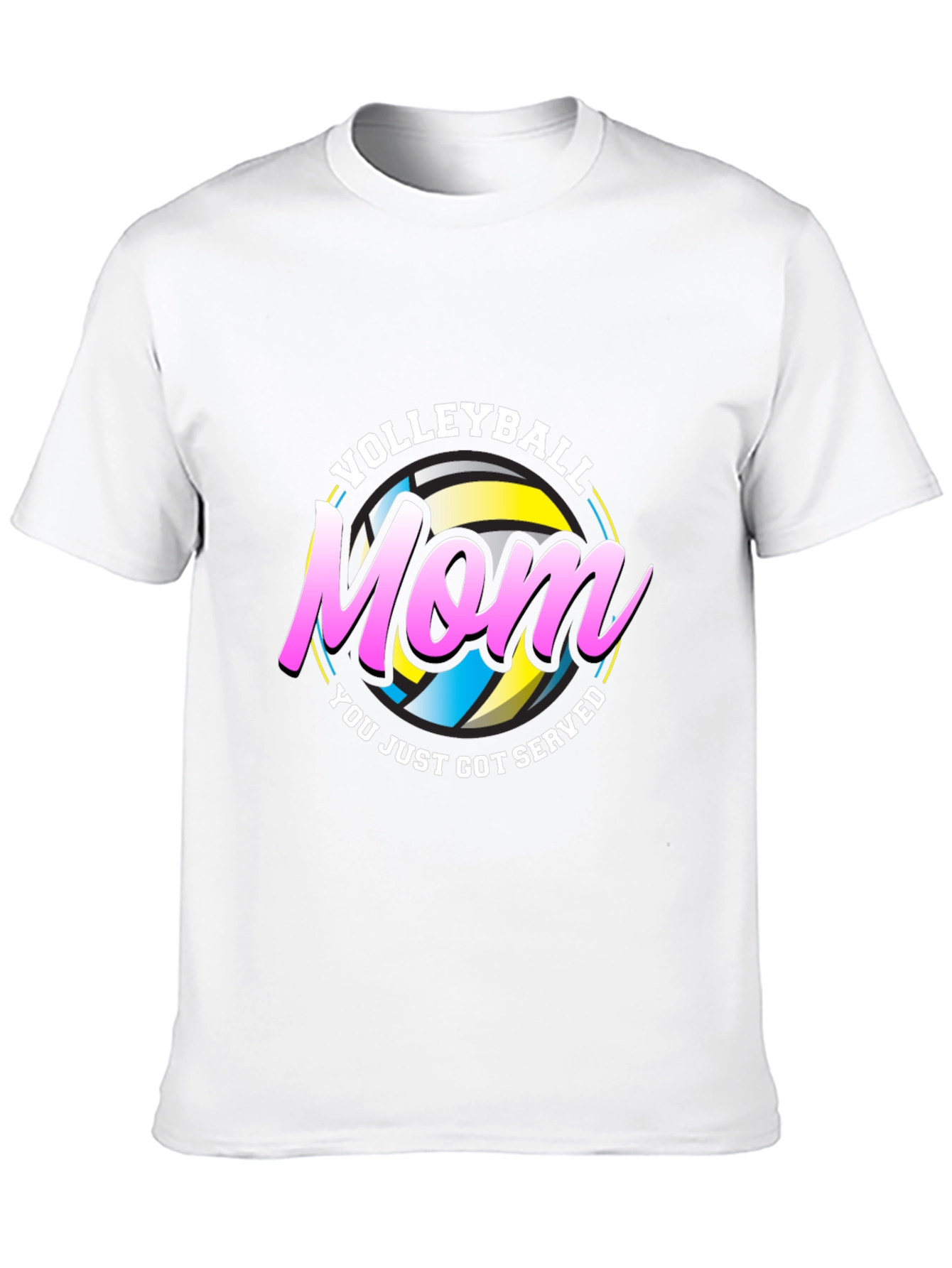 Volleyball Mom T-Shirt - Served Design