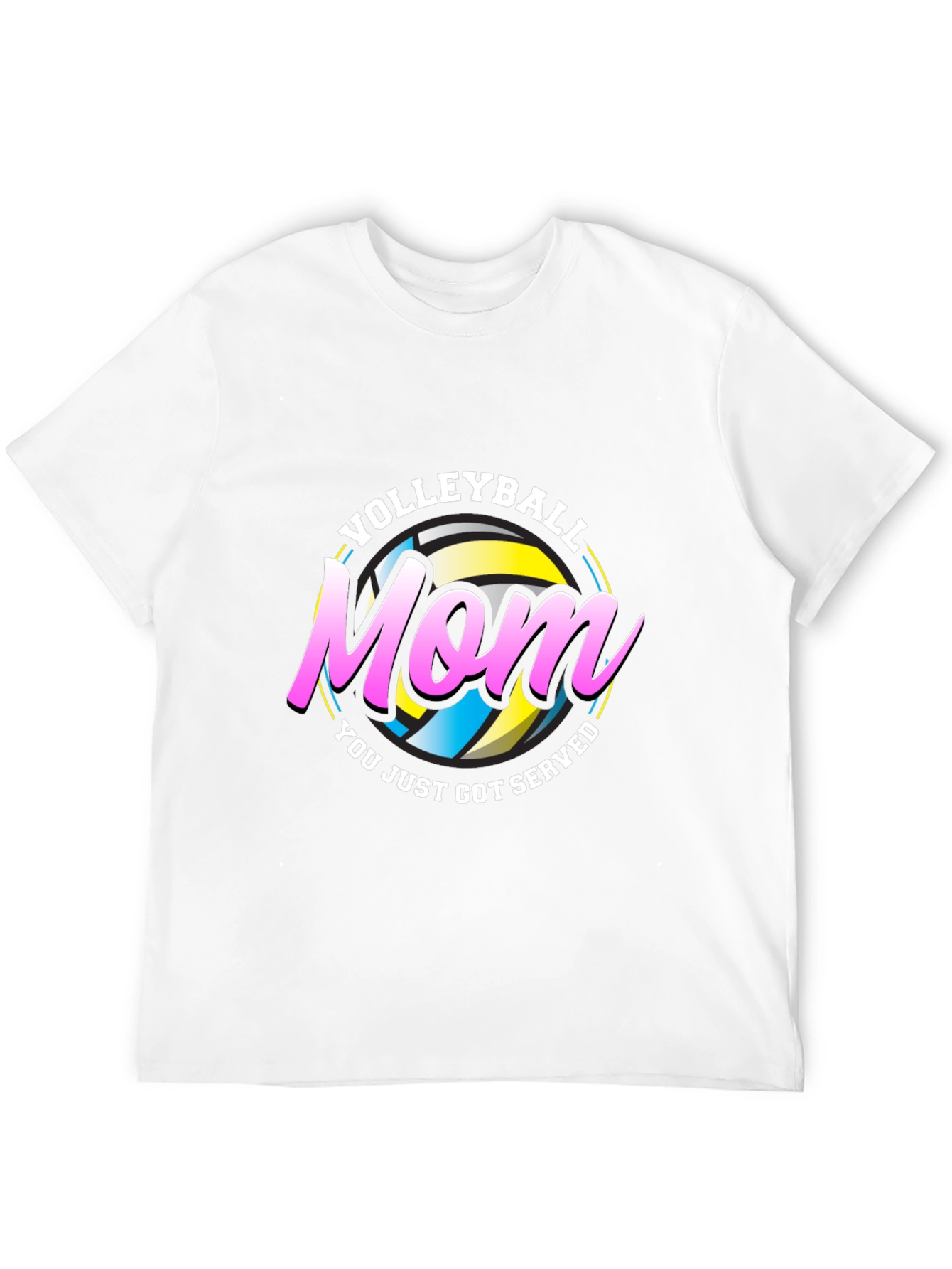 Volleyball Mom T-Shirt - Served Design