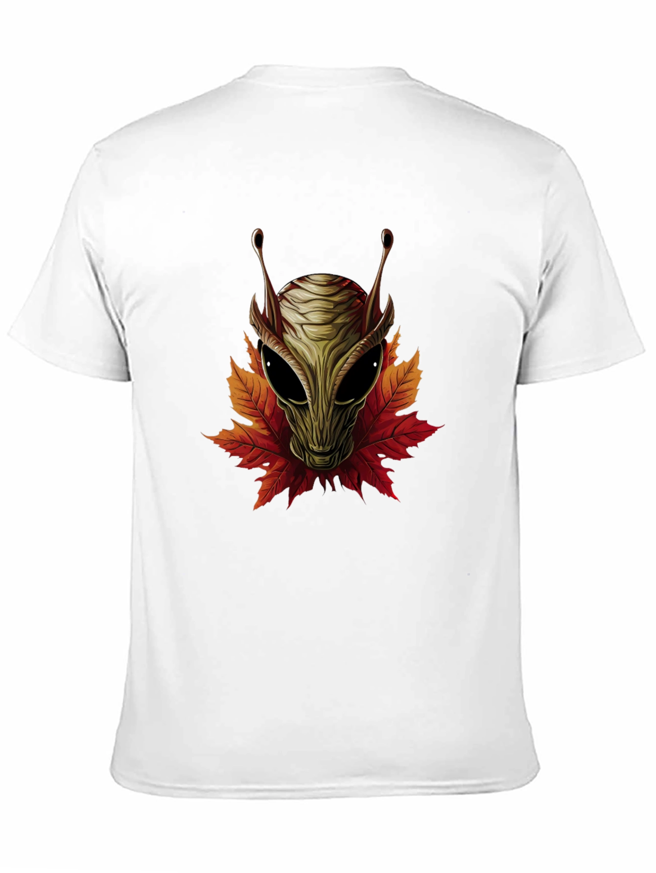 Alien Leaves Graphic Tee - Black T-Shirt