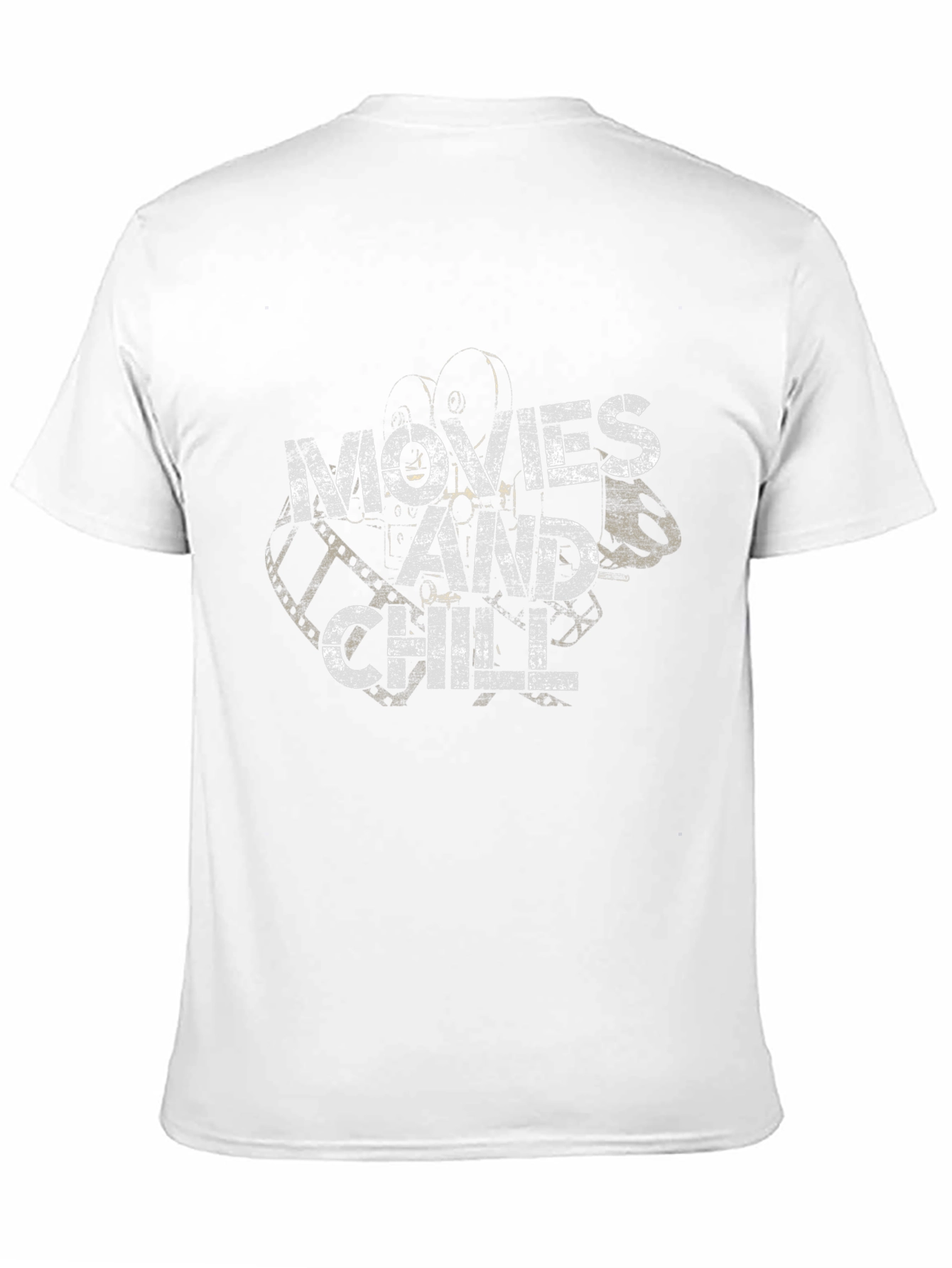 Movies and Chill Black Graphic Tee