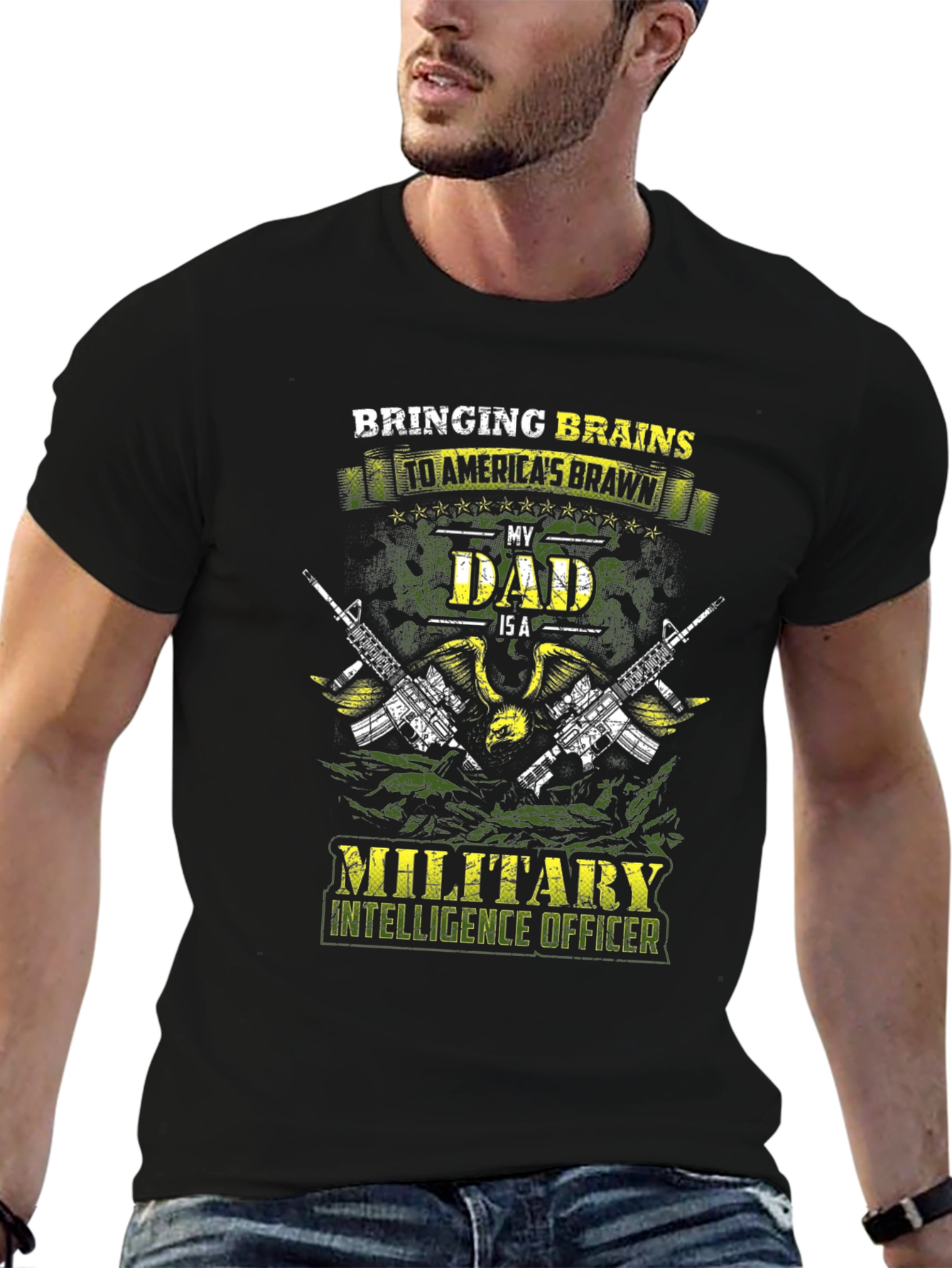Military Intelligence Officer Dad T-Shirt