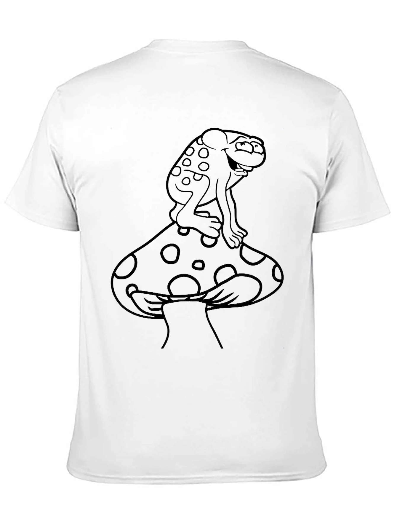Frog on Mushroom Graphic Tee - Unisex
