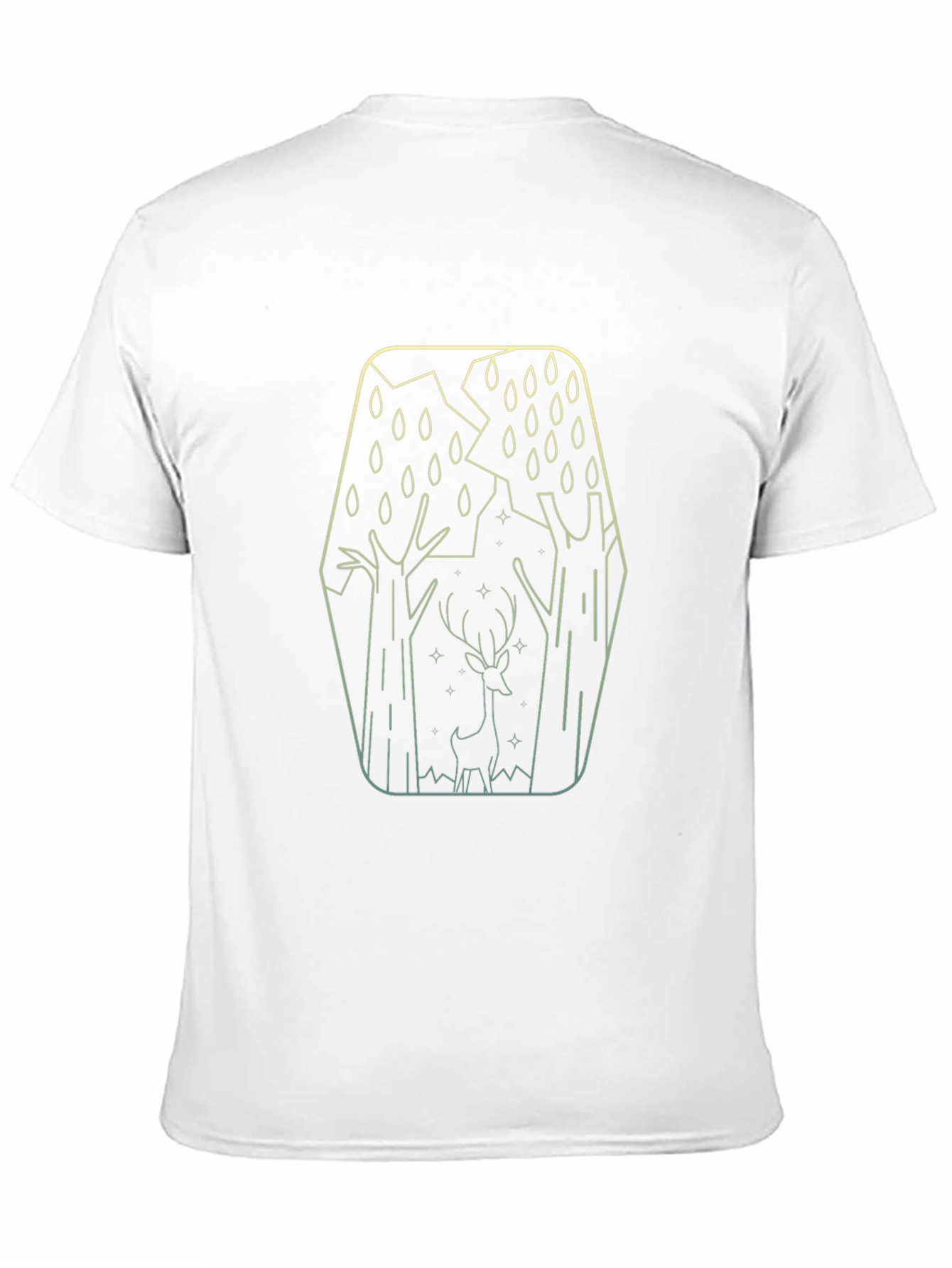 Nature Scene Graphic Tee - Rain Deer