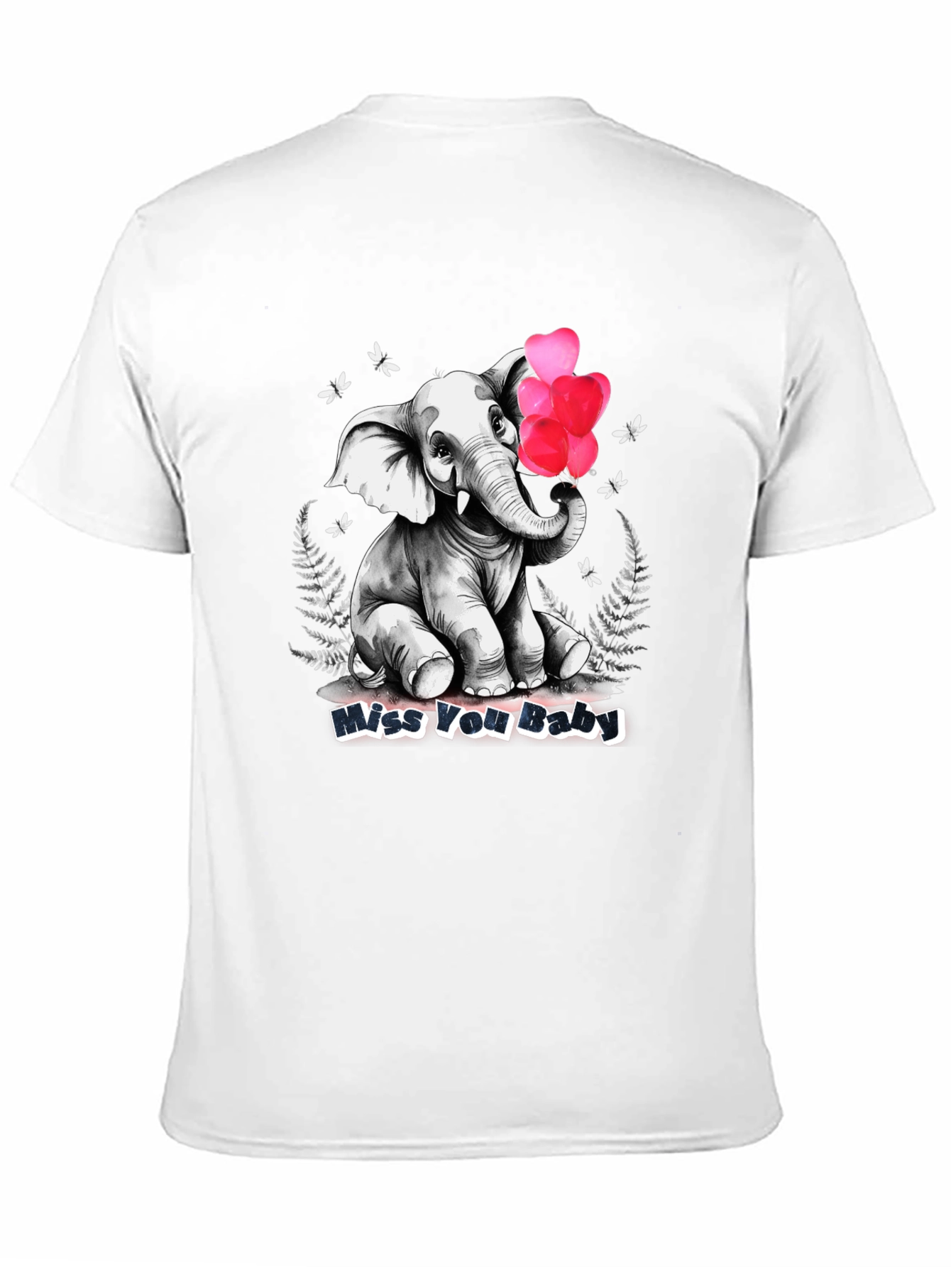 Elephant Miss You Baby Graphic Tee