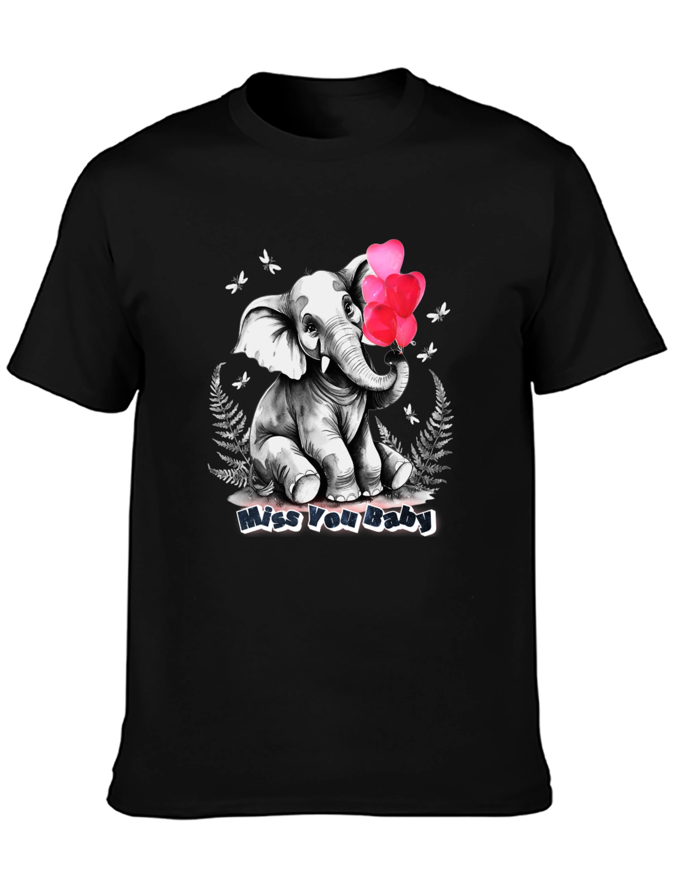Elephant Miss You Baby Graphic Tee