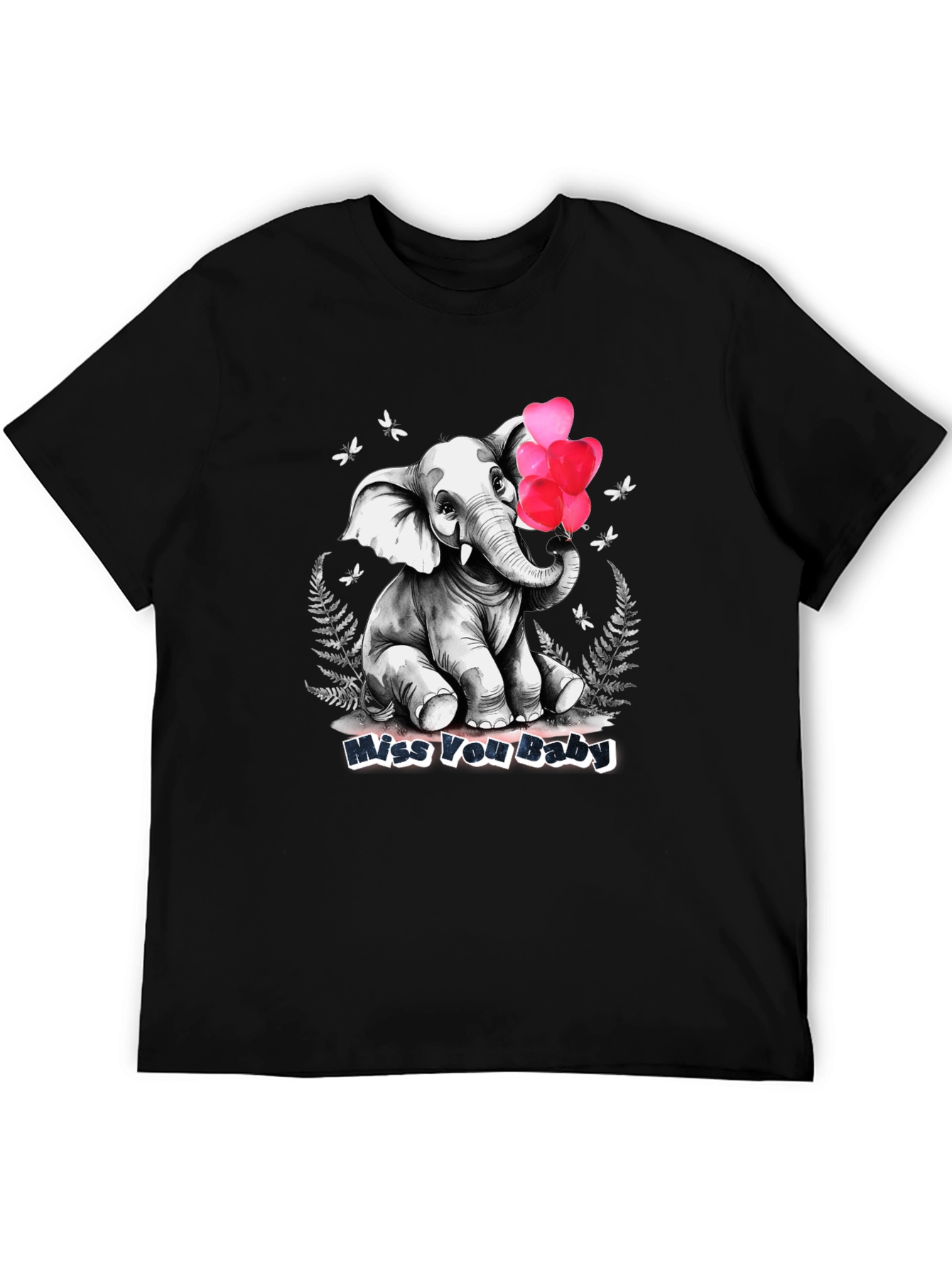 Elephant Miss You Baby Graphic Tee