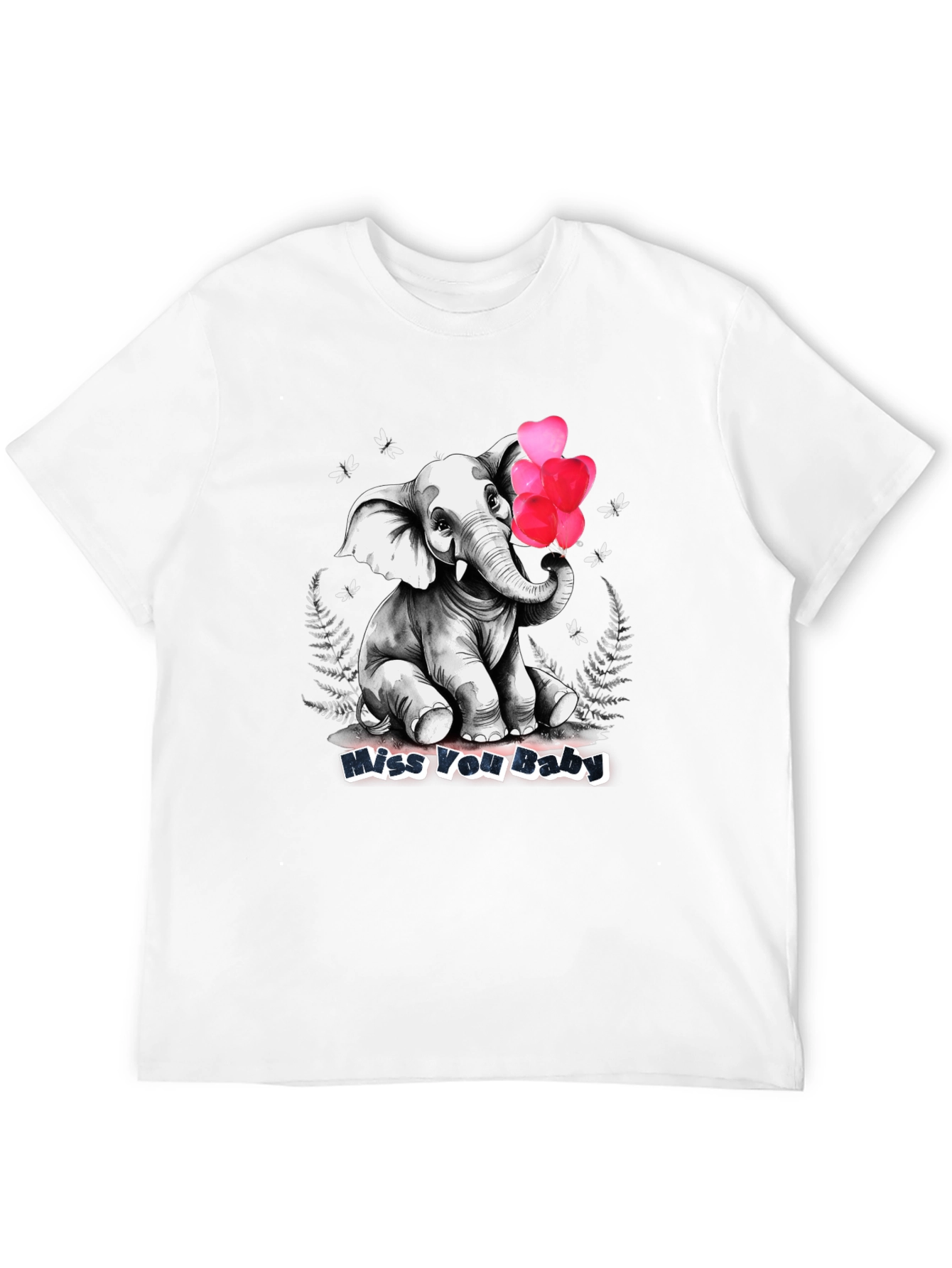 Elephant Miss You Baby Graphic Tee