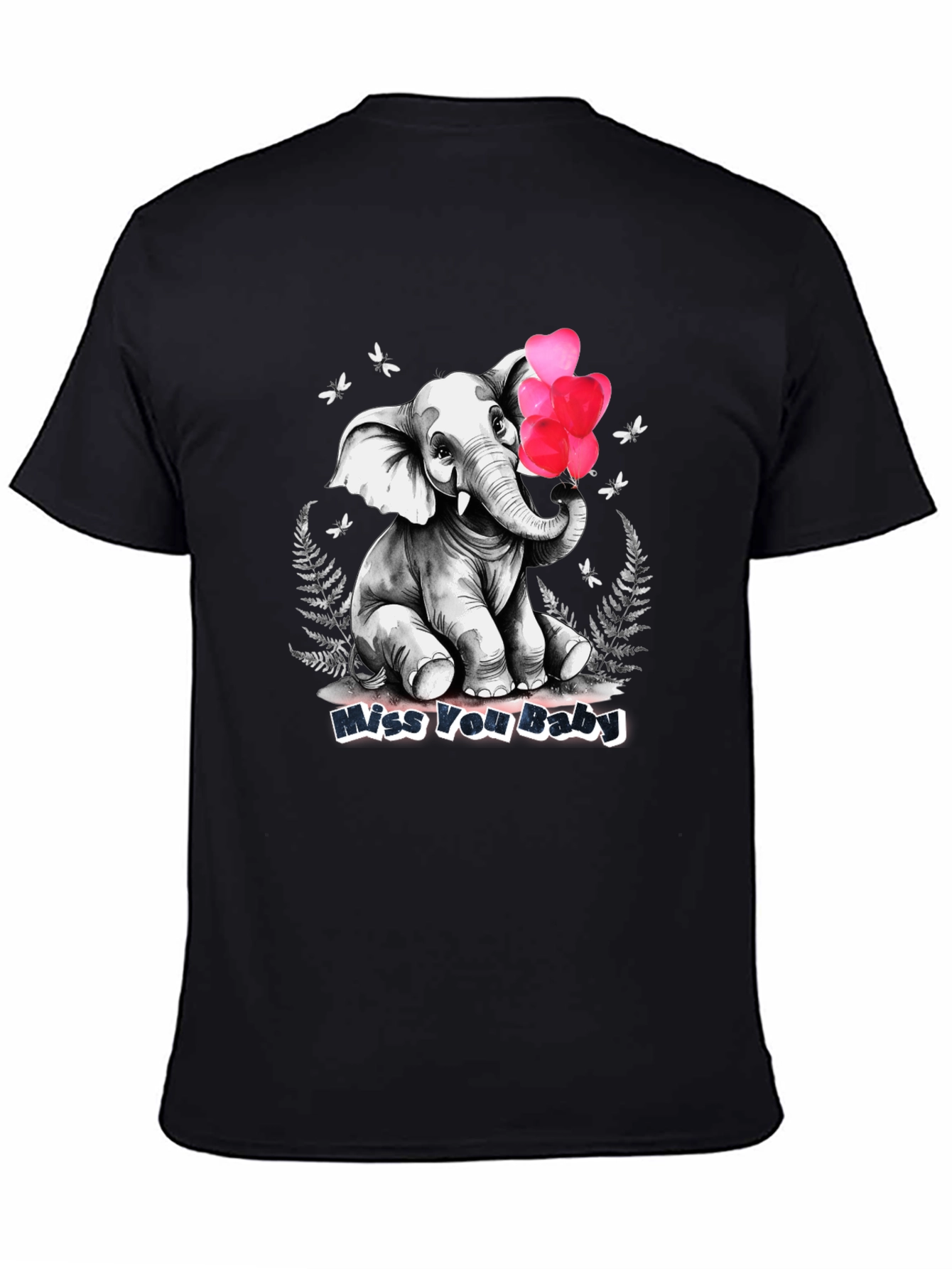 Elephant Miss You Baby Graphic Tee