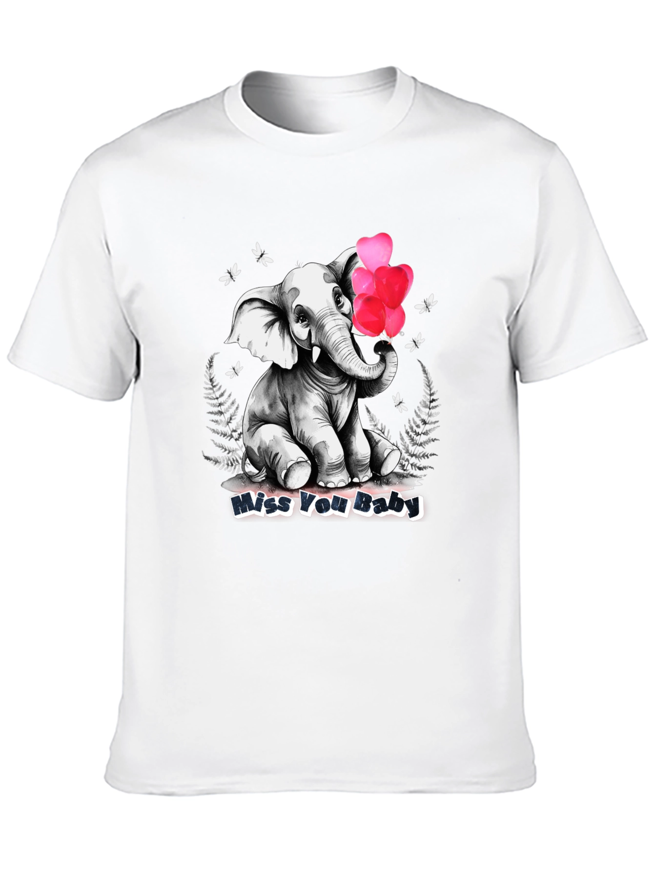 Elephant Miss You Baby Graphic Tee