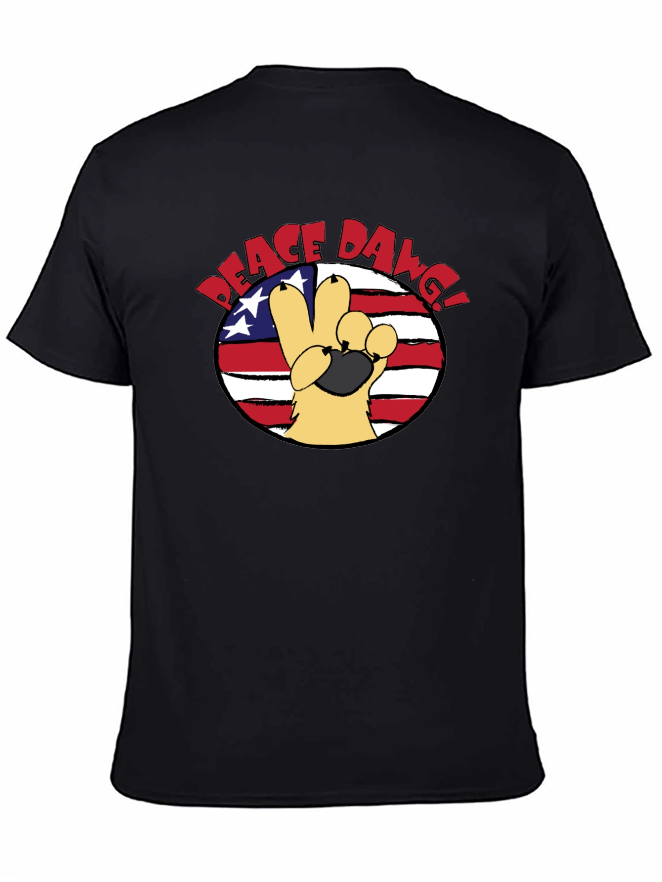 Peace Dawg Graphic T-Shirt