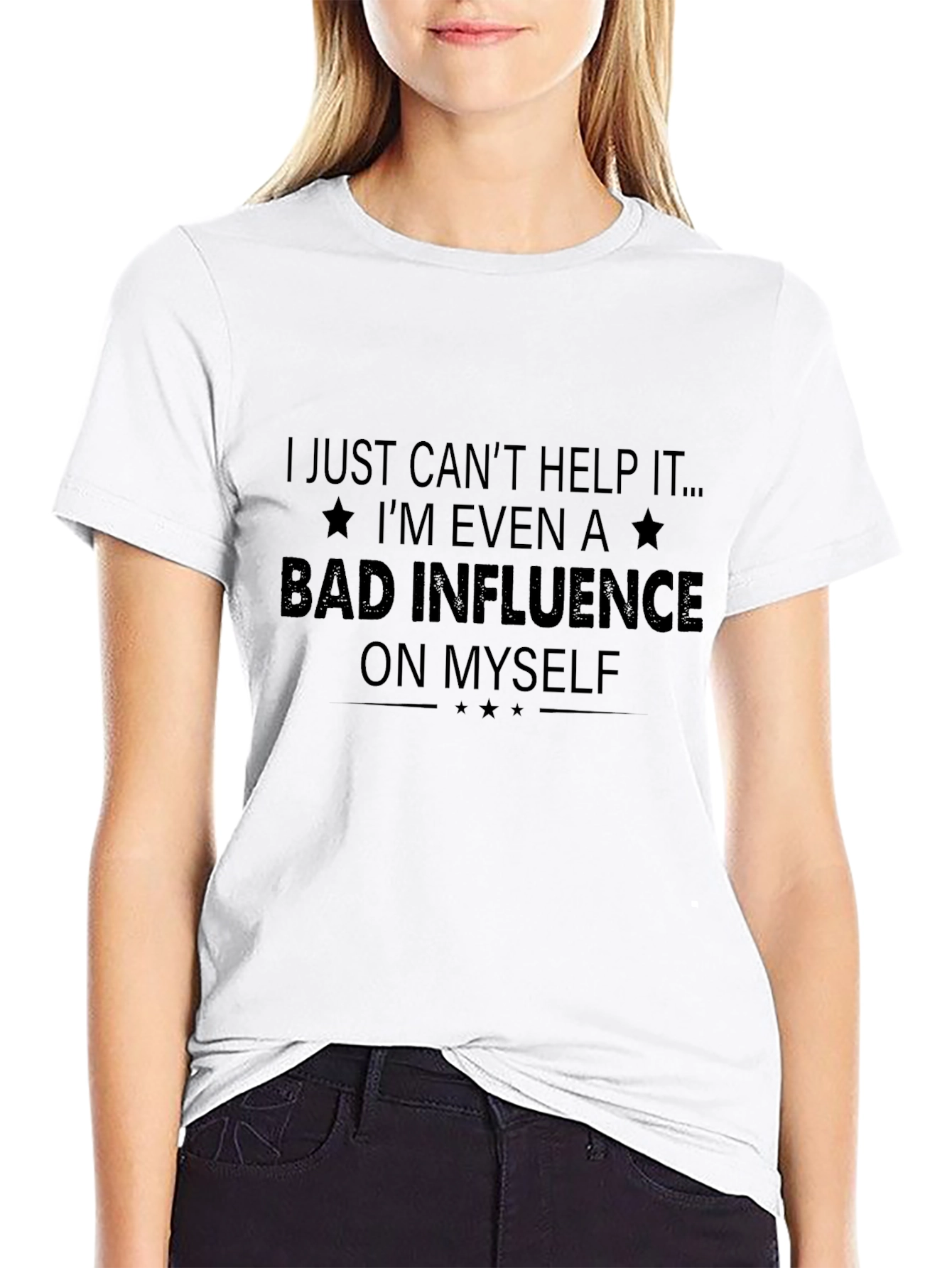 Bad Influence Graphic Tee - Sarcastic Statement Shirt