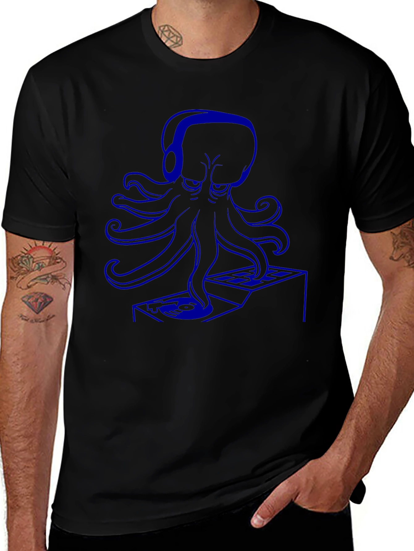 DJ Octopus Graphic Tee