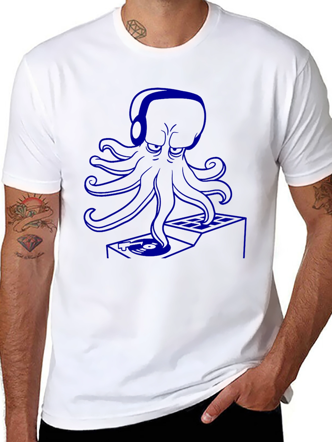 DJ Octopus Graphic Tee