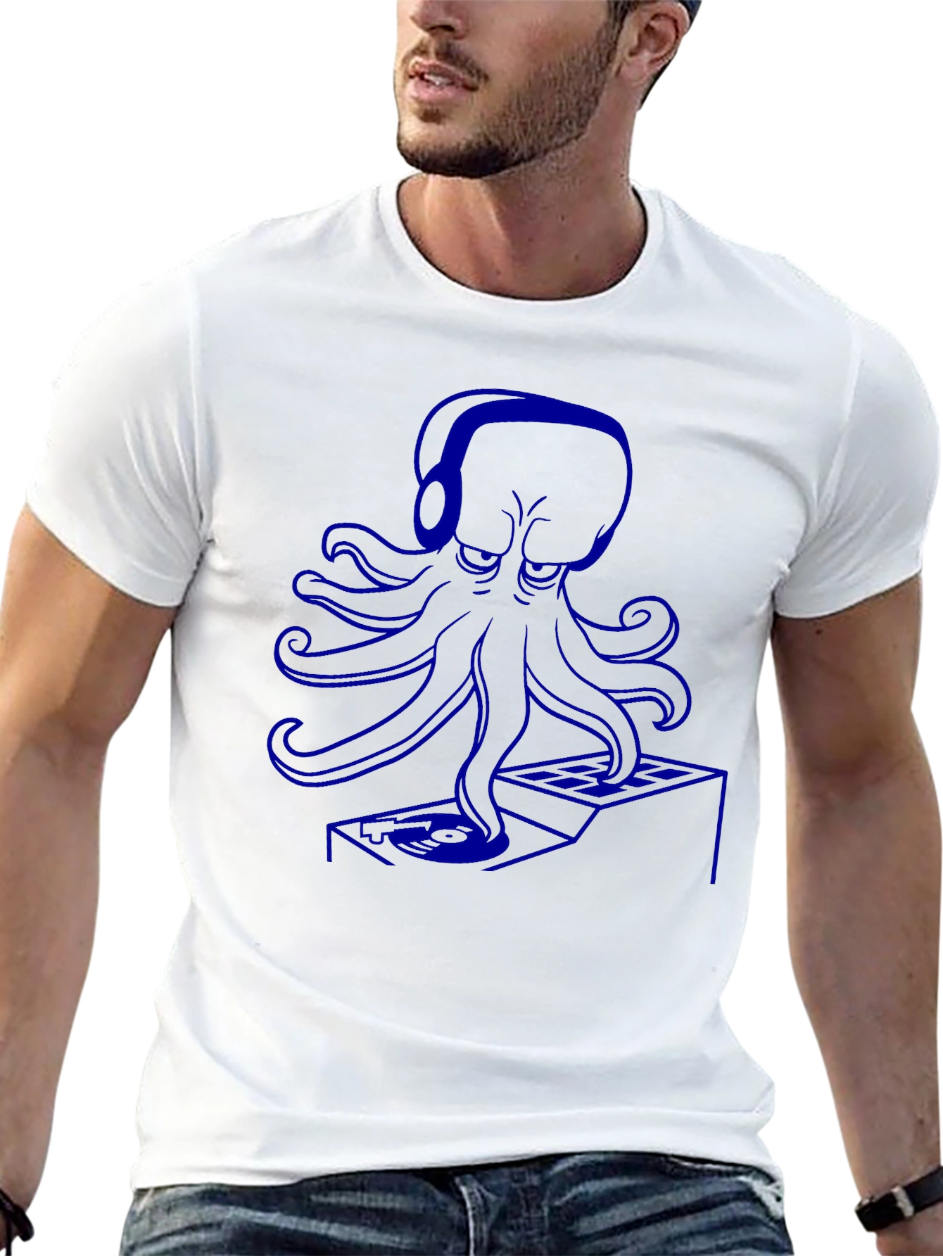 DJ Octopus Graphic Tee