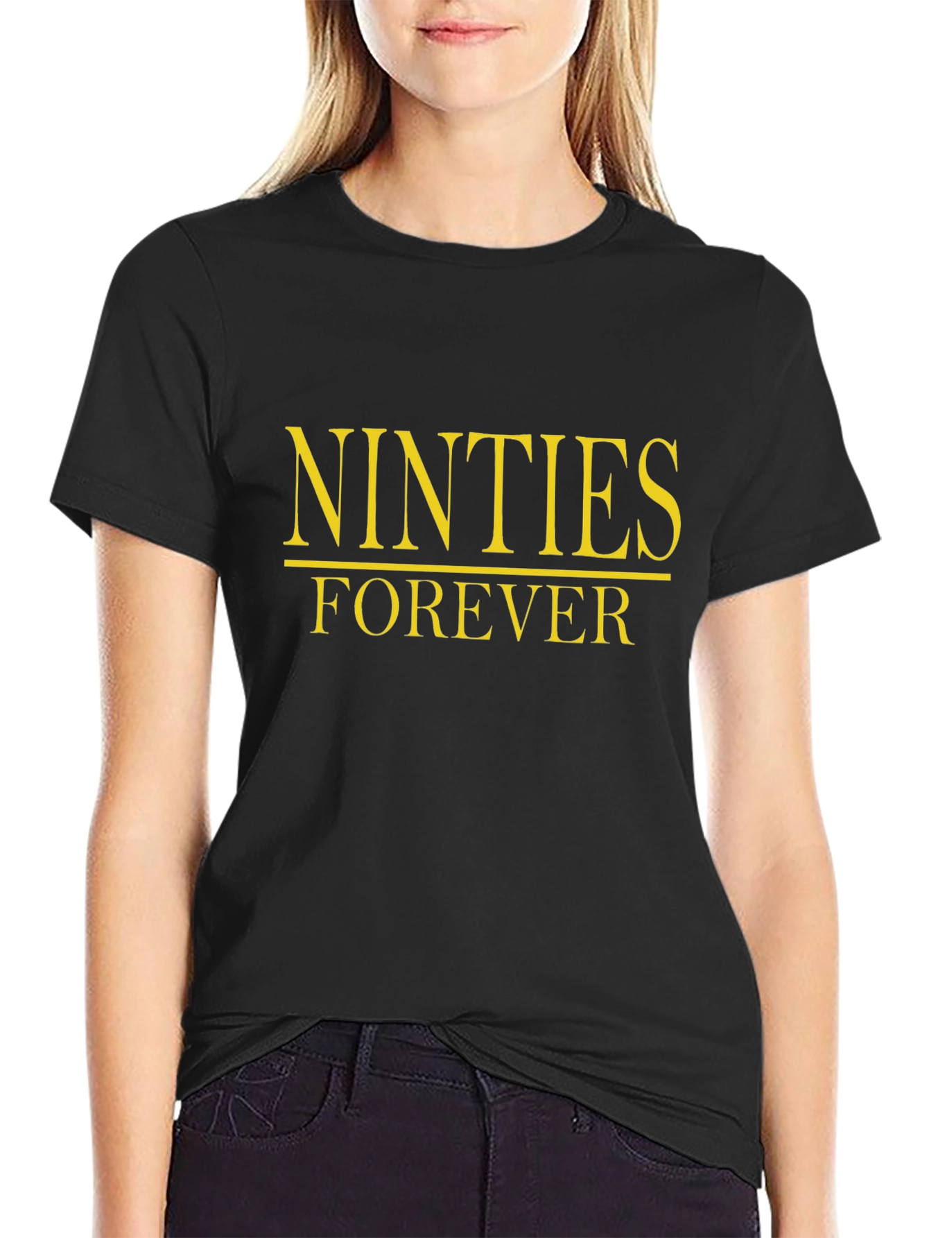 Nineties Forever Black T-Shirt