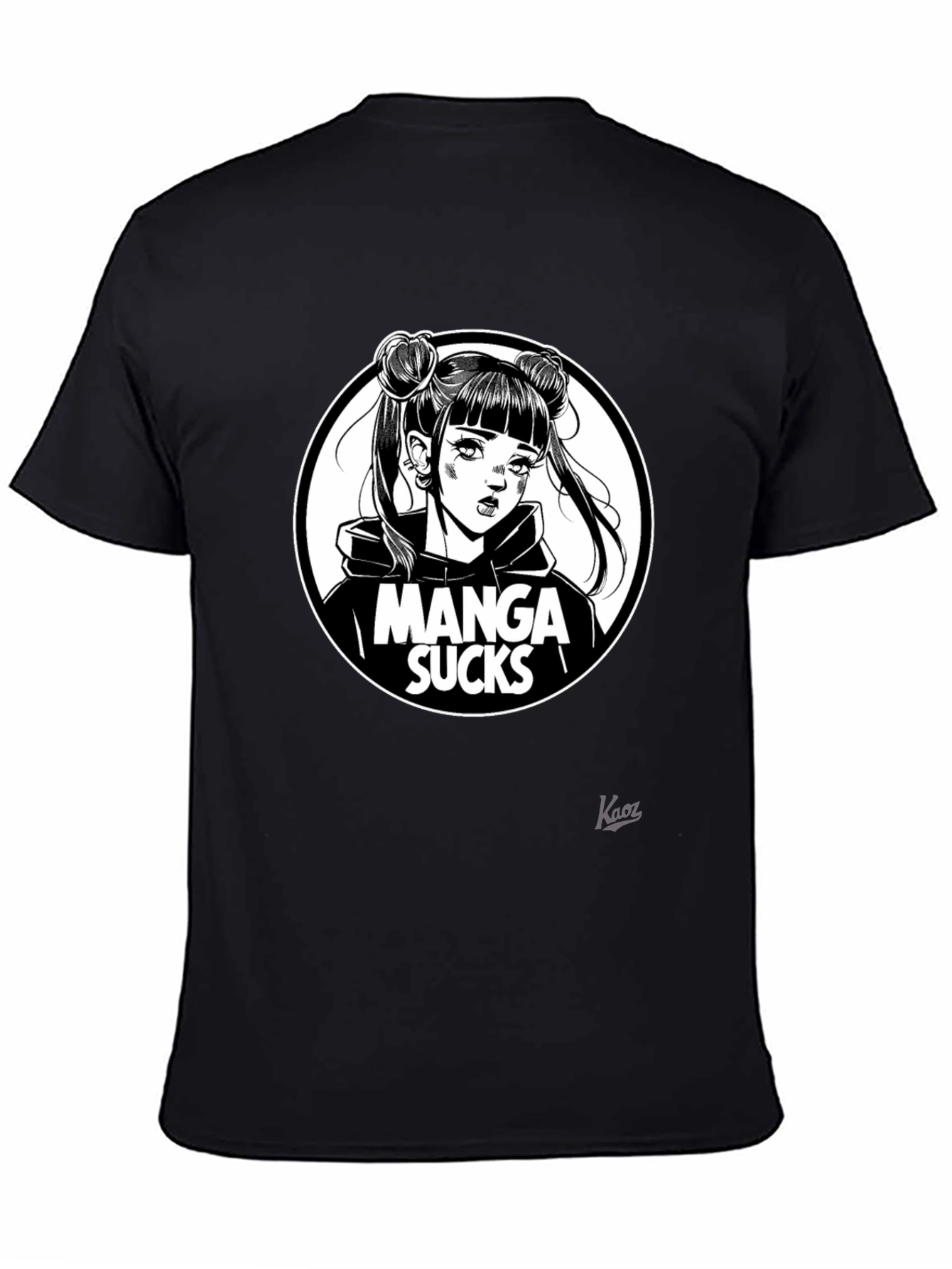 Manga Sucks Graphic T-Shirt - Anime Girl Tee
