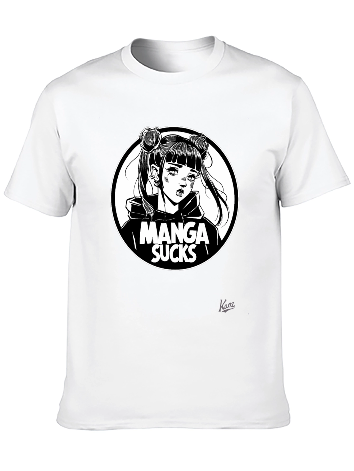 Manga Sucks Graphic T-Shirt - Anime Girl Tee