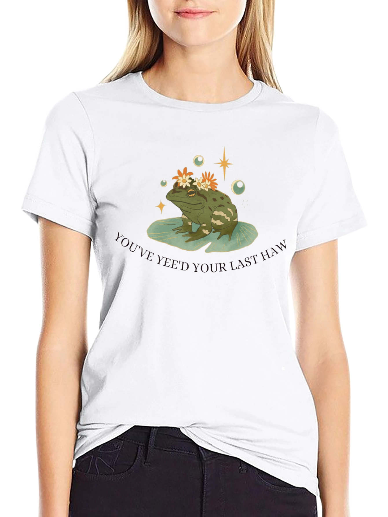 Frog on Lily Pad Graphic Tee