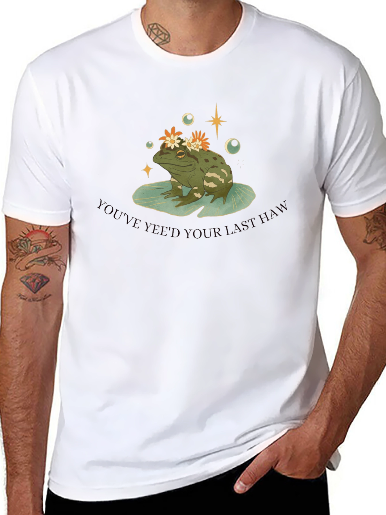 Frog on Lily Pad Graphic Tee