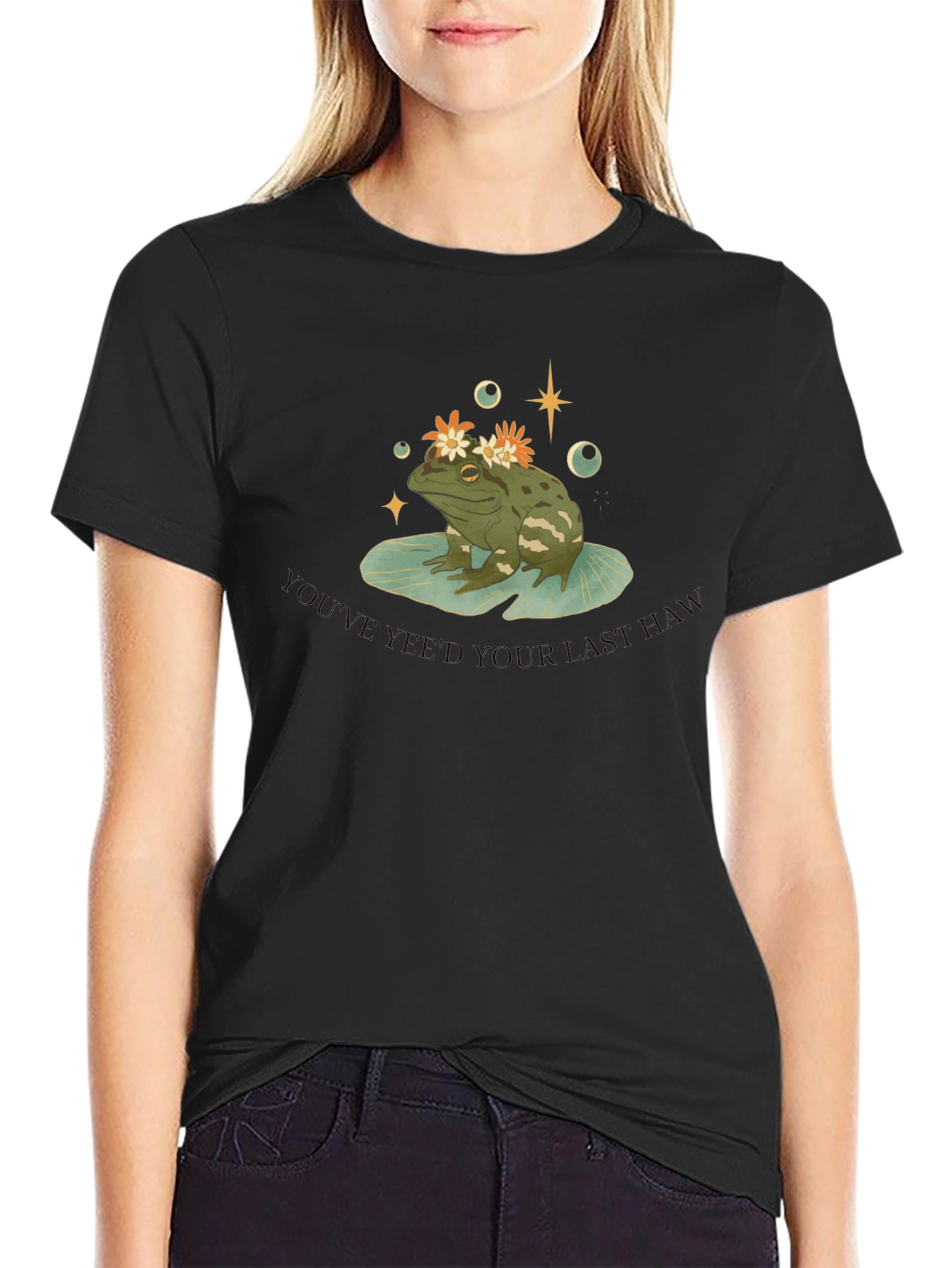 Frog on Lily Pad Graphic Tee