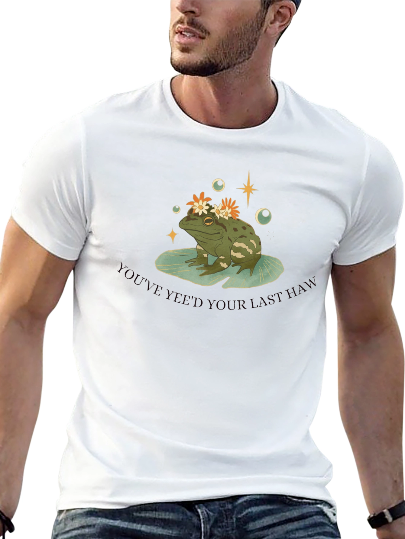 Frog on Lily Pad Graphic Tee