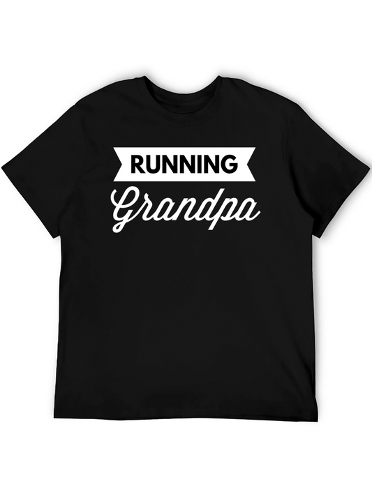 Running Grandpa T-Shirt - Black