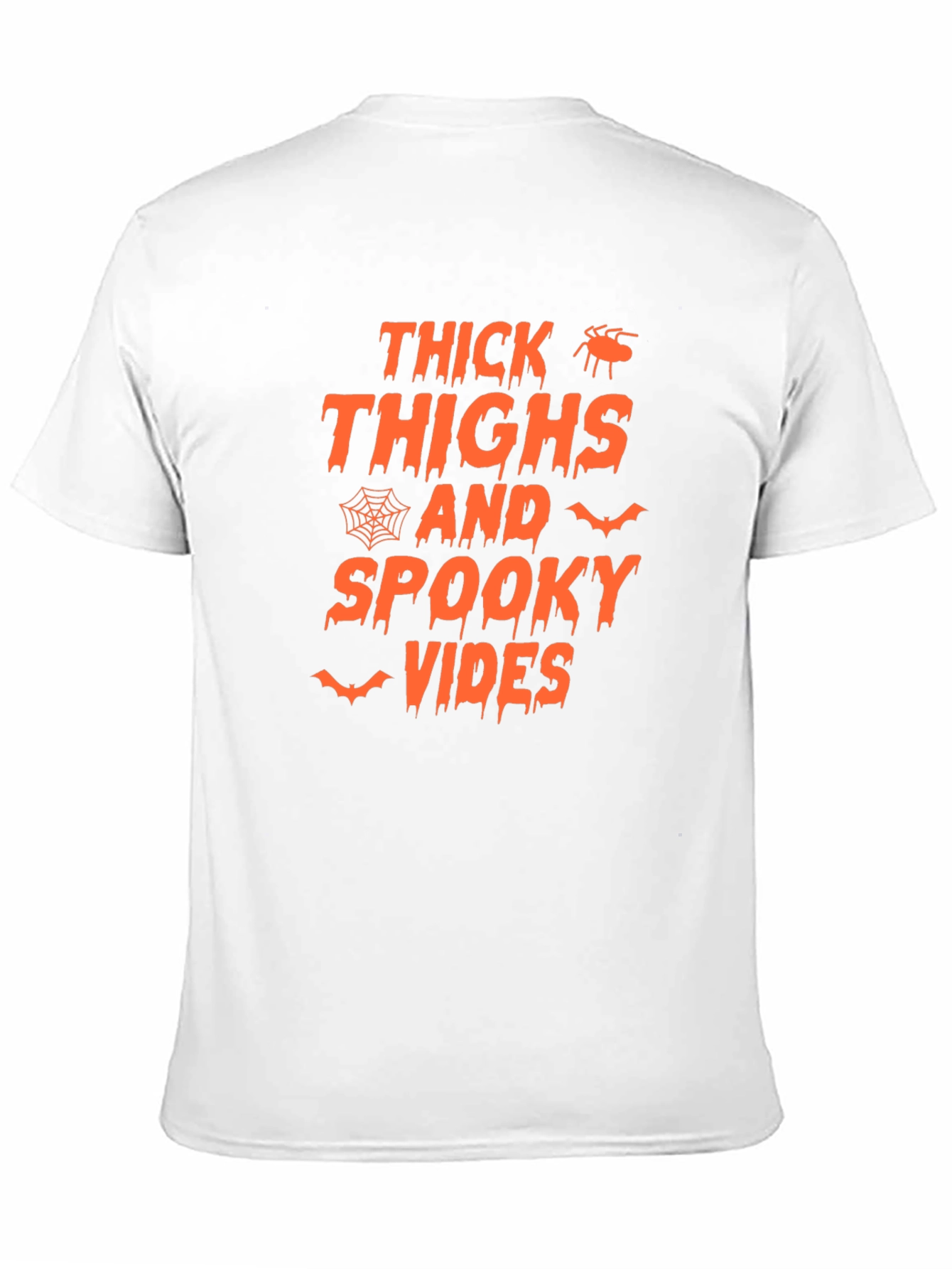 Thick Thighs and Spooky Vibes Halloween T-Shirt