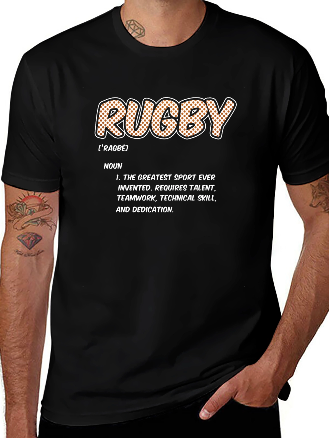 Rugby Definition T-Shirt - Sports Fan Apparel