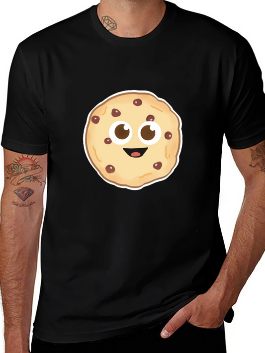 Cookie Face Black T-Shirt