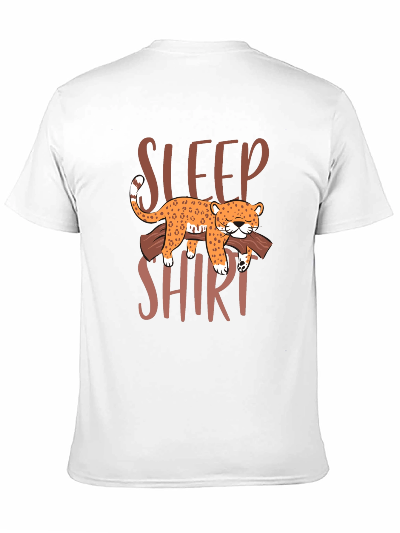 Sleep Shirt Leopard Graphic Tee