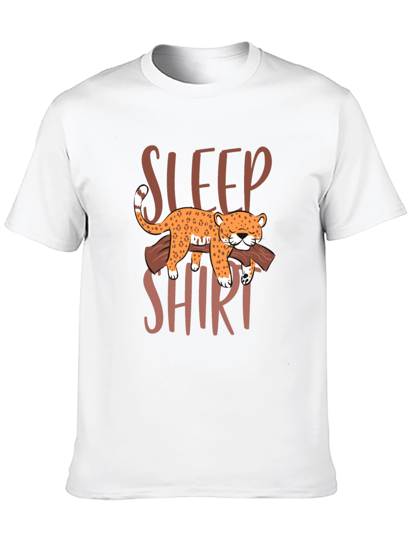 Sleep Shirt Leopard Graphic Tee