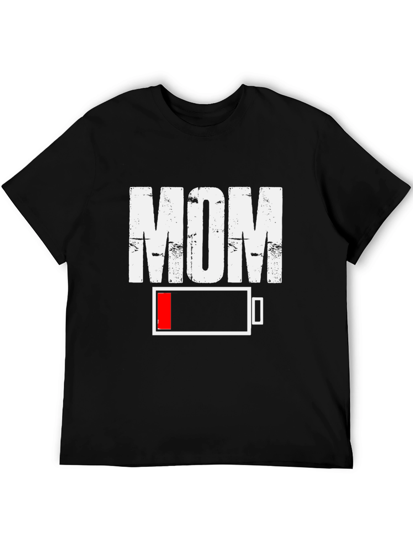 Low Battery Mom Graphic T-Shirt