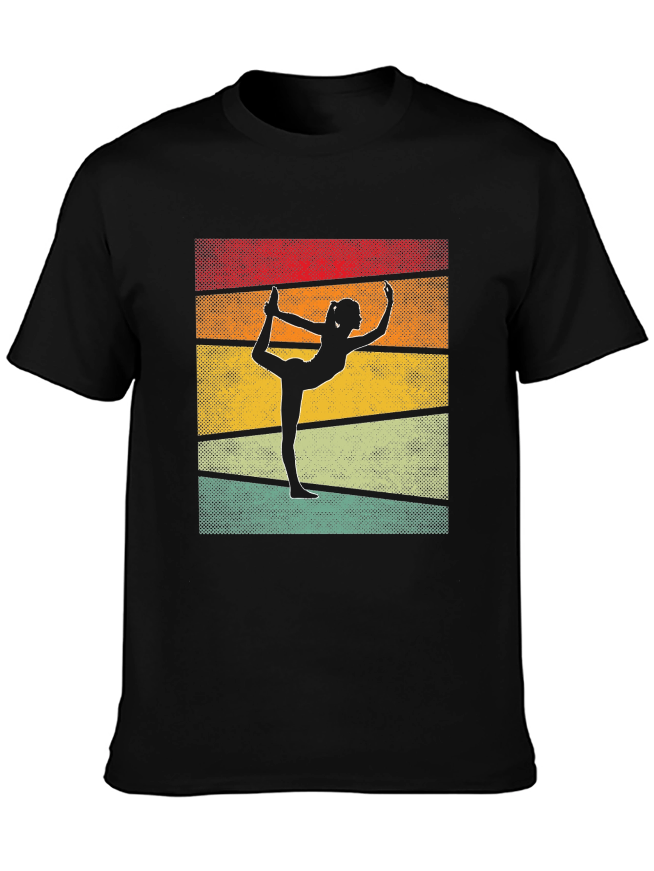 Yoga Pose Retro T-Shirt