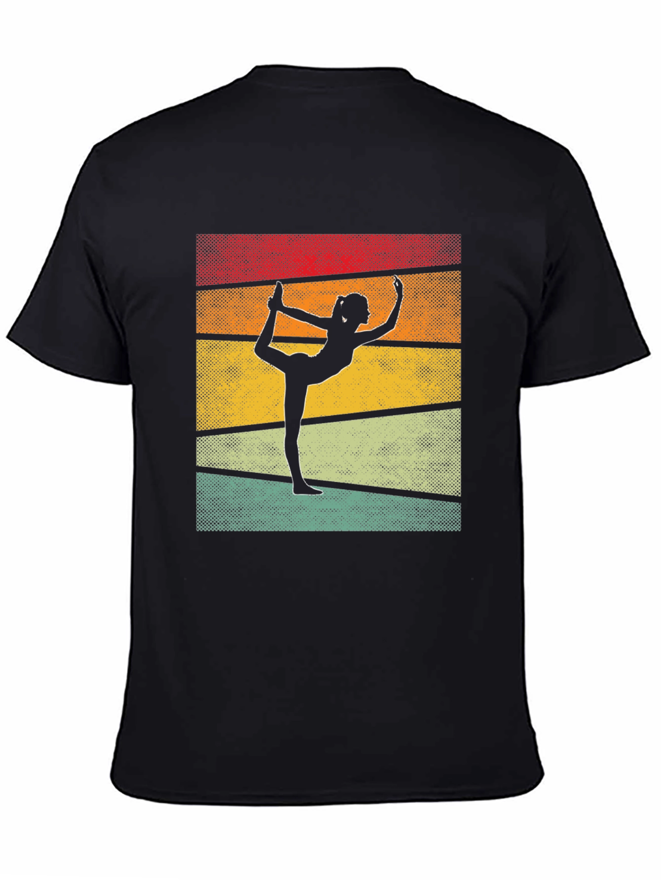 Yoga Pose Retro T-Shirt