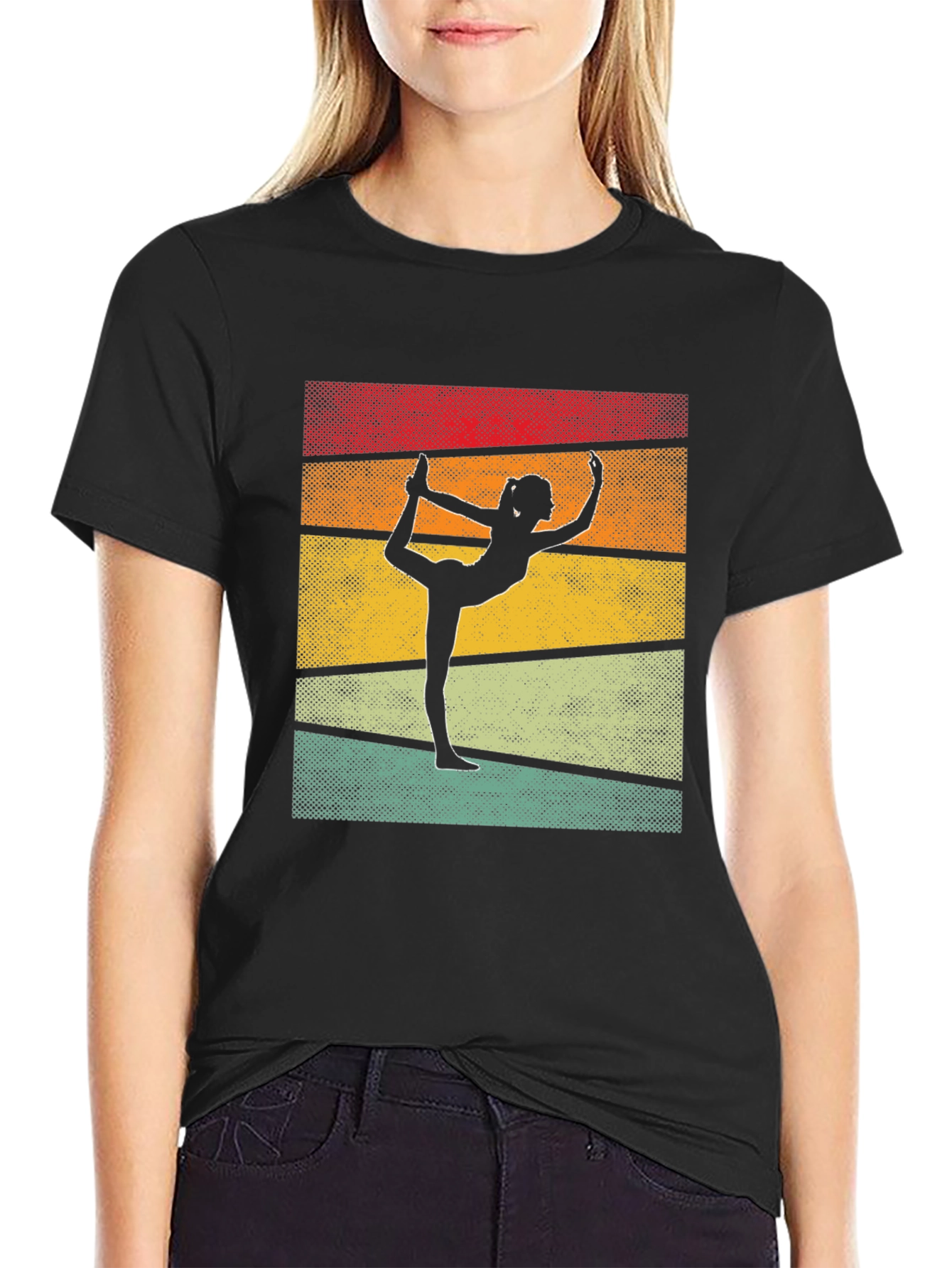 Yoga Pose Retro T-Shirt