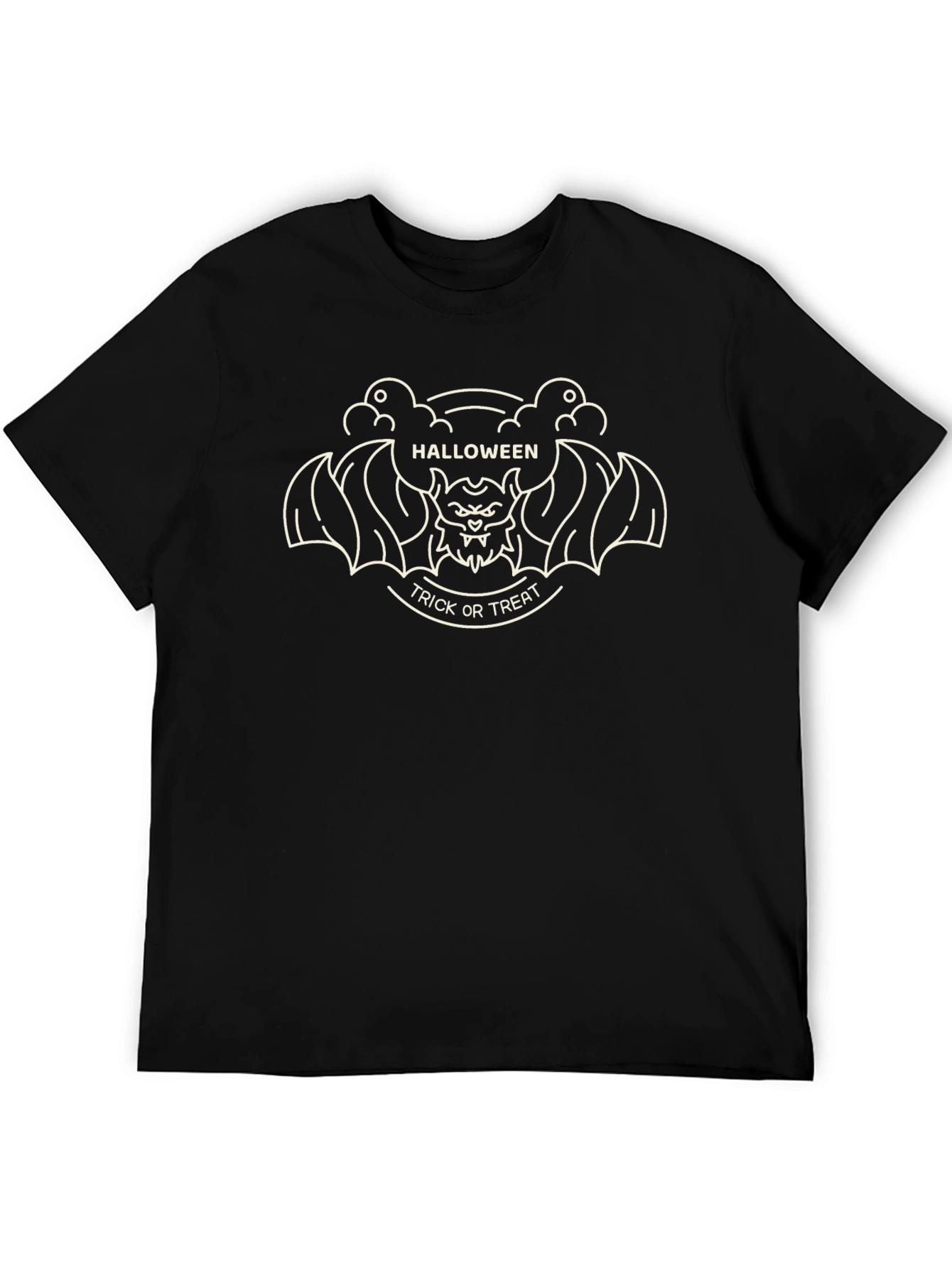 Halloween Trick or Treat Bat Graphic Tee