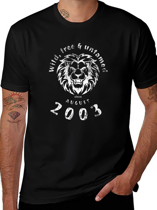Wild Free & Untamed Lion Graphic Tee