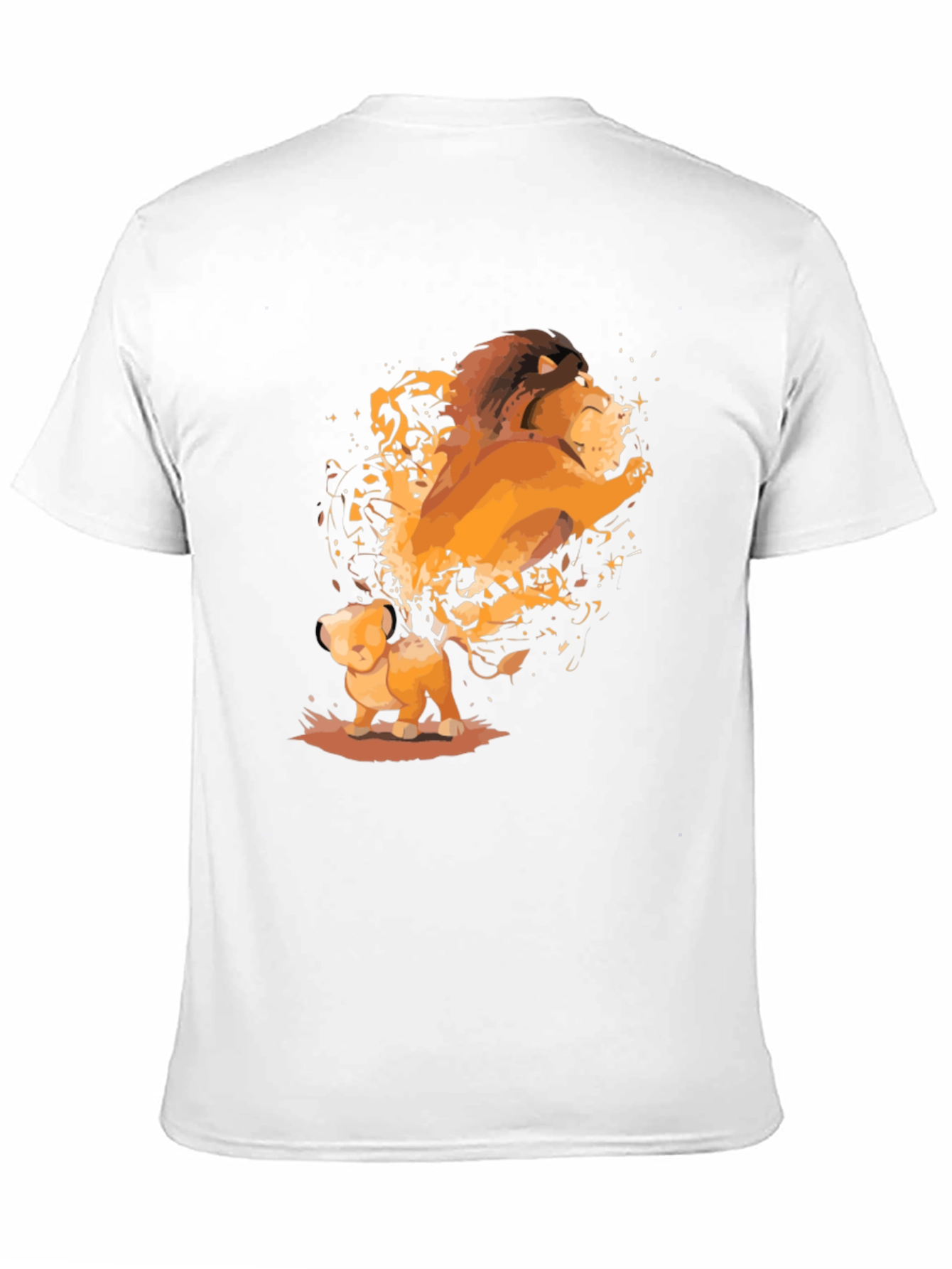 Lion King Simba Graphic Black T-Shirt