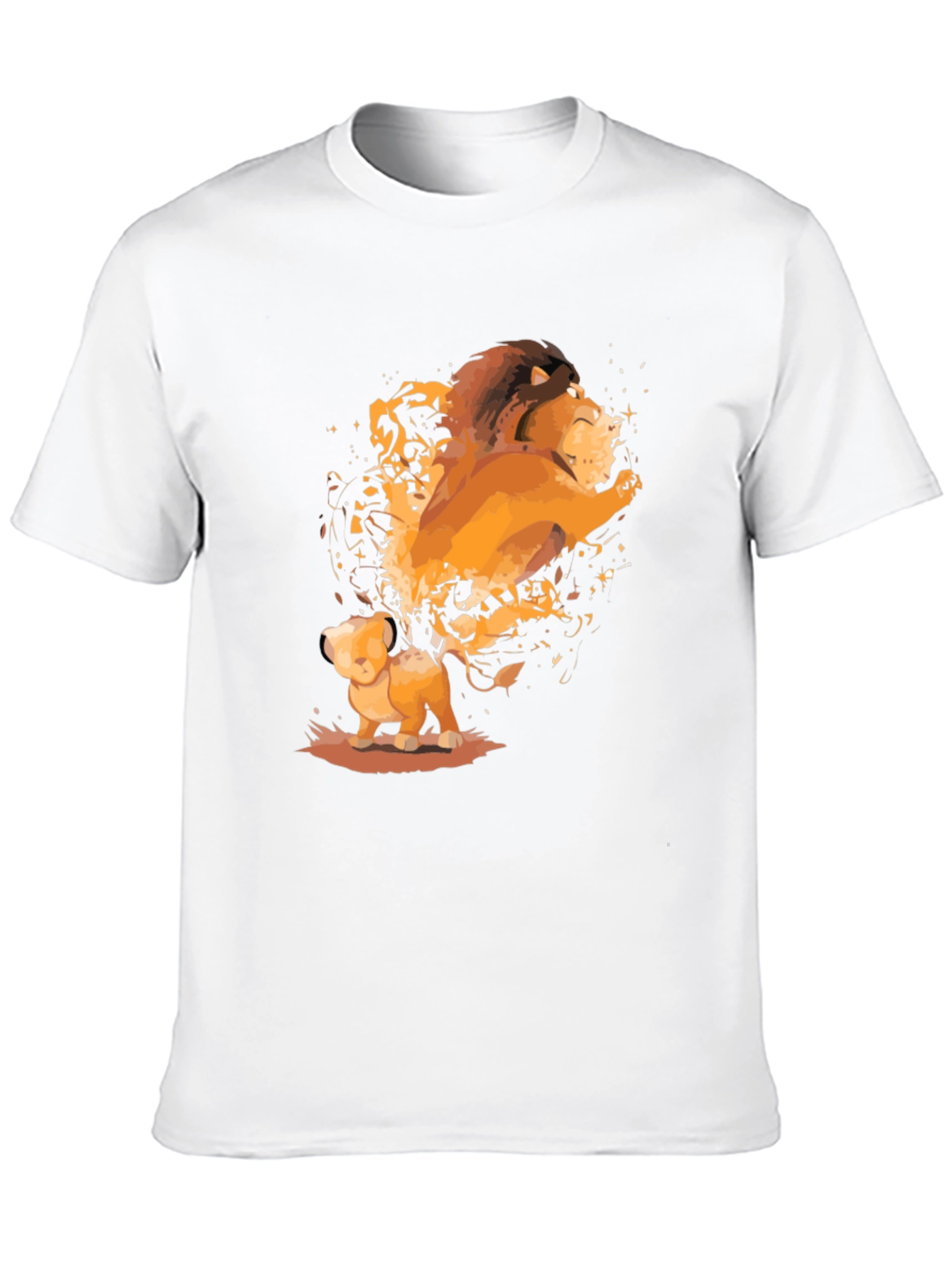 Lion King Simba Graphic Black T-Shirt