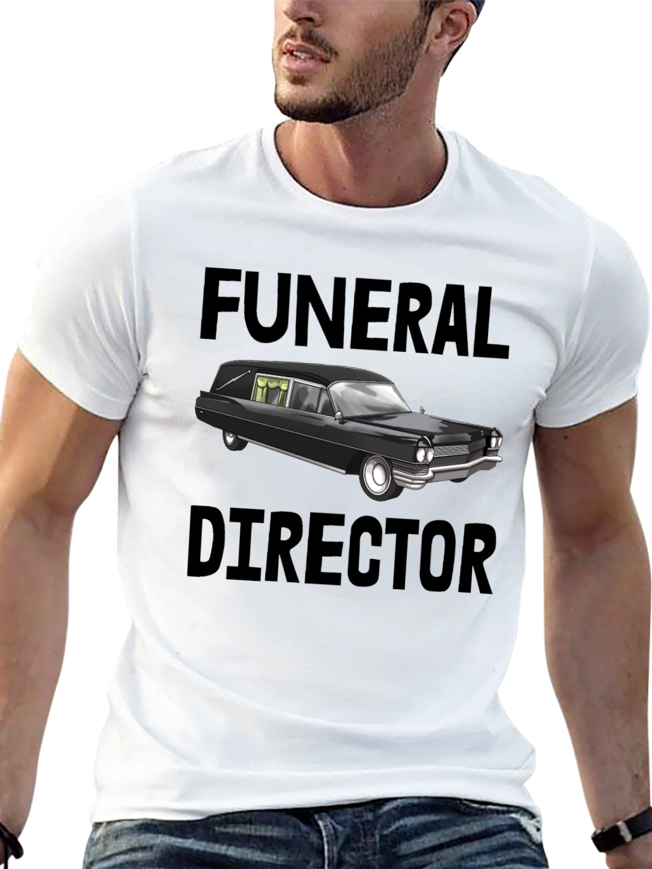 Funeral Director Hearse T-Shirt - Unique Gift