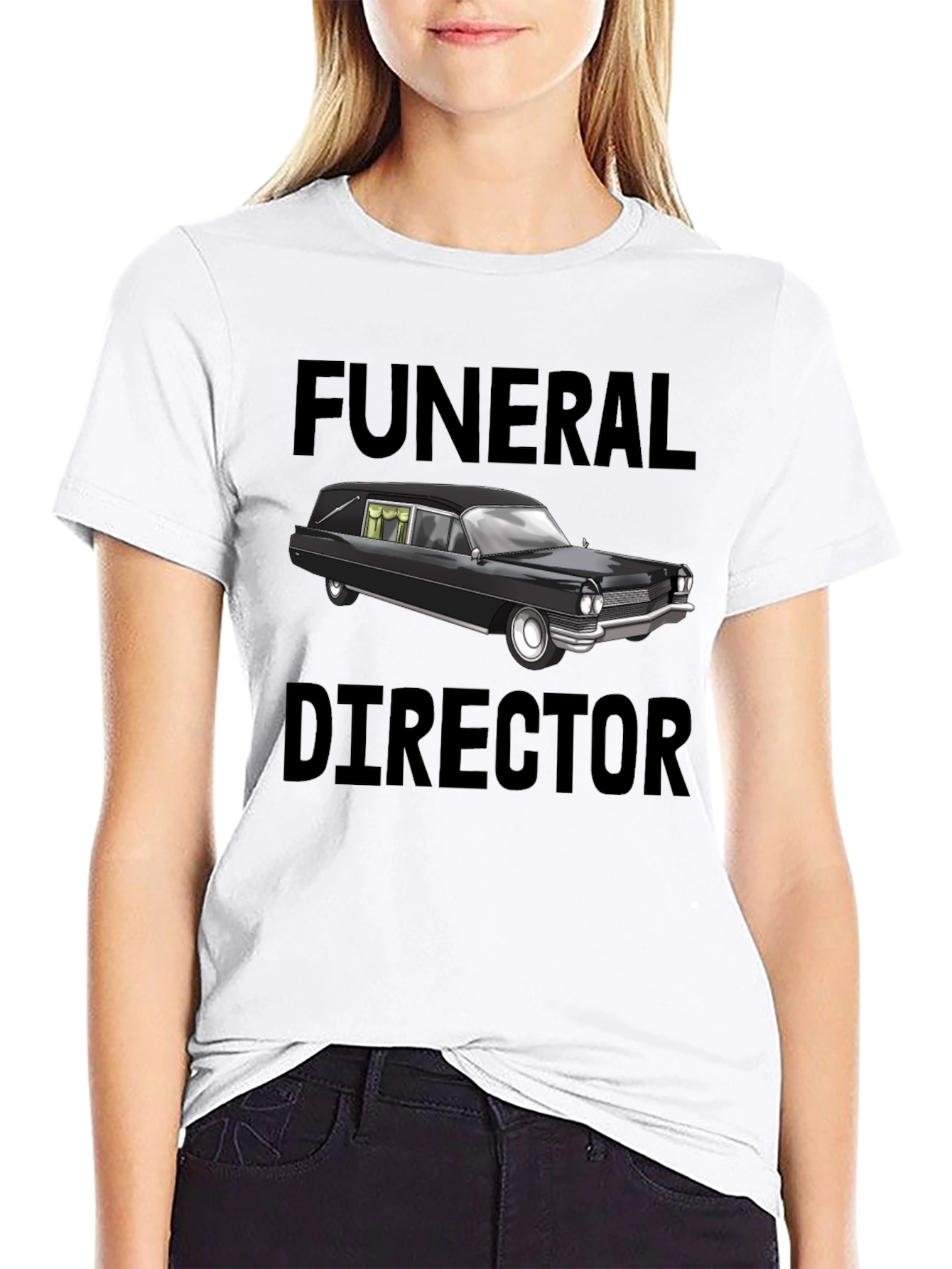 Funeral Director Hearse T-Shirt - Unique Gift