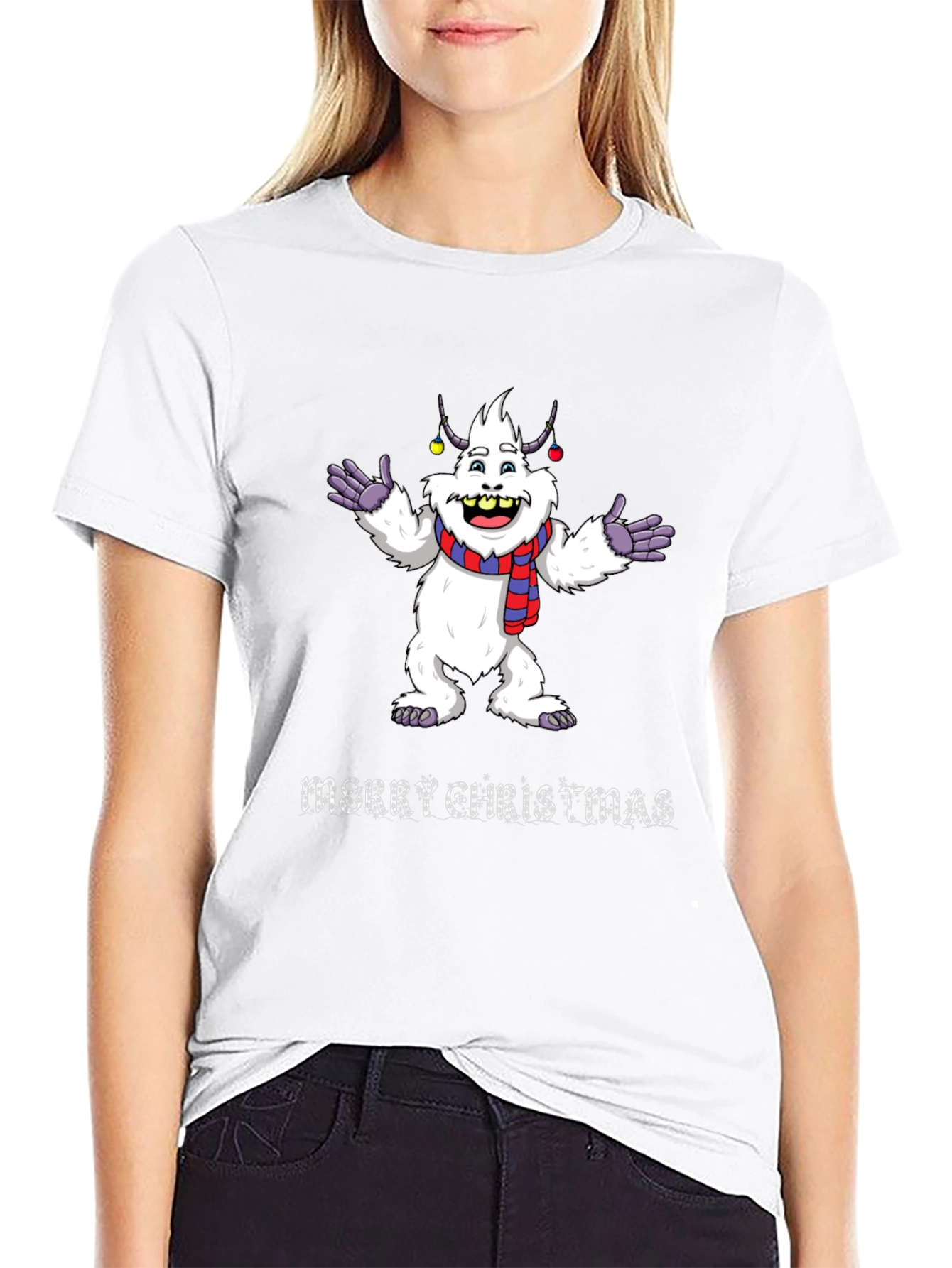 Festive Yeti Christmas T-Shirt