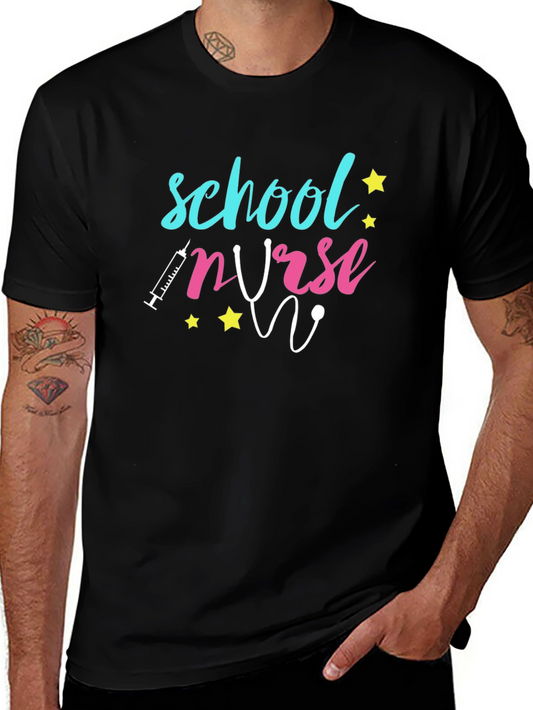 School Nurse Graphic T-Shirt