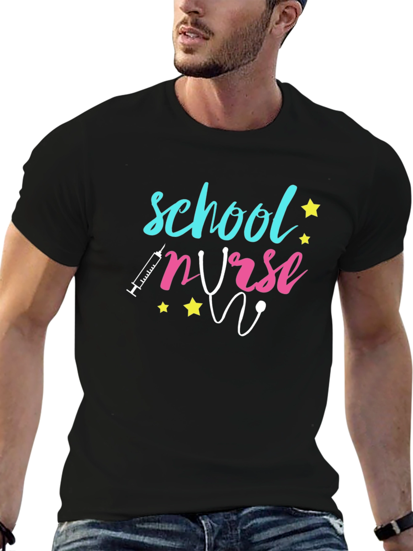 School Nurse Graphic T-Shirt