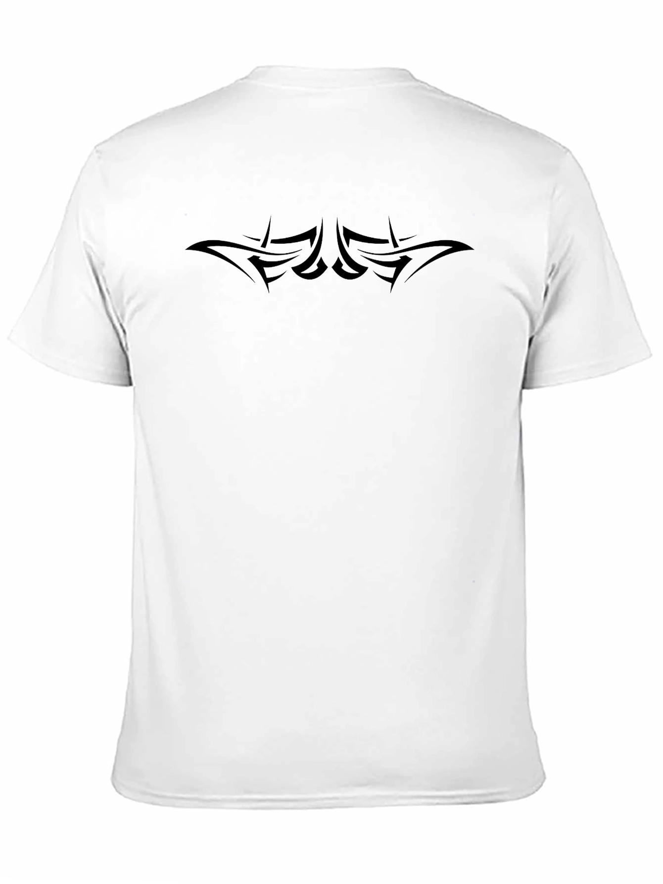 Tribal Design Black T-Shirt