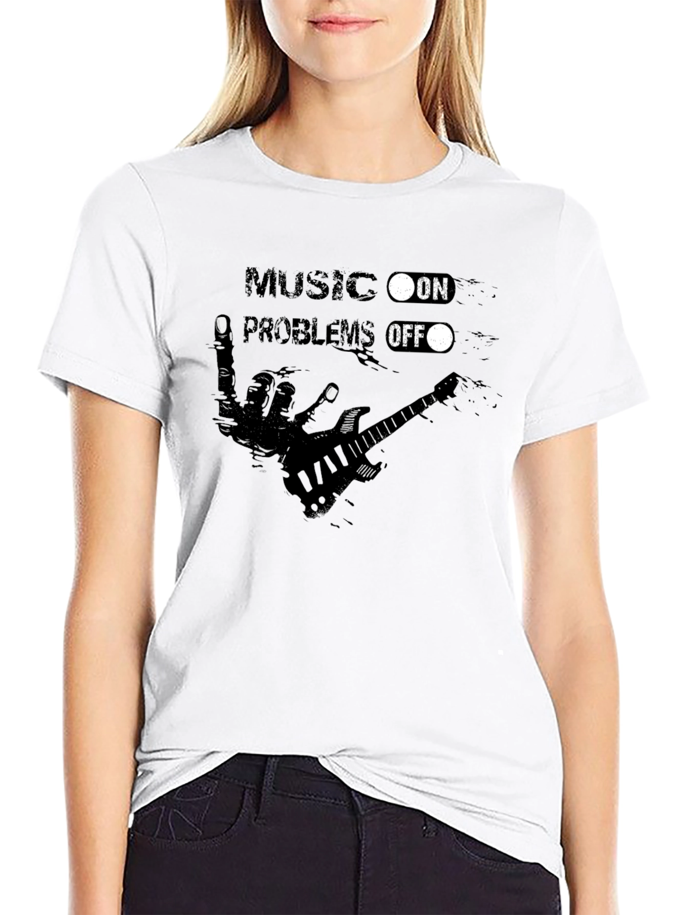 Music On Problems Off - Graphic Tee