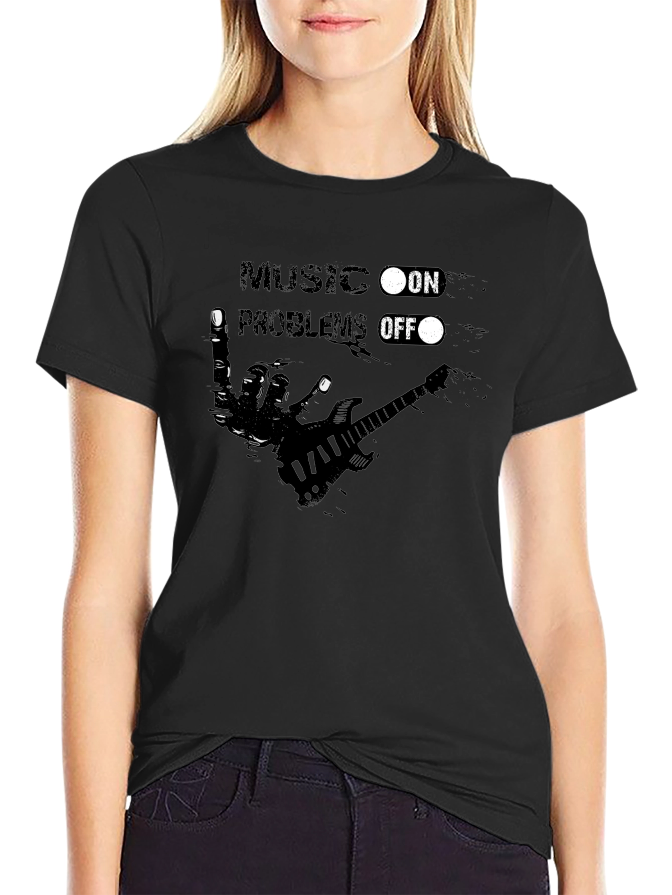 Music On Problems Off - Graphic Tee