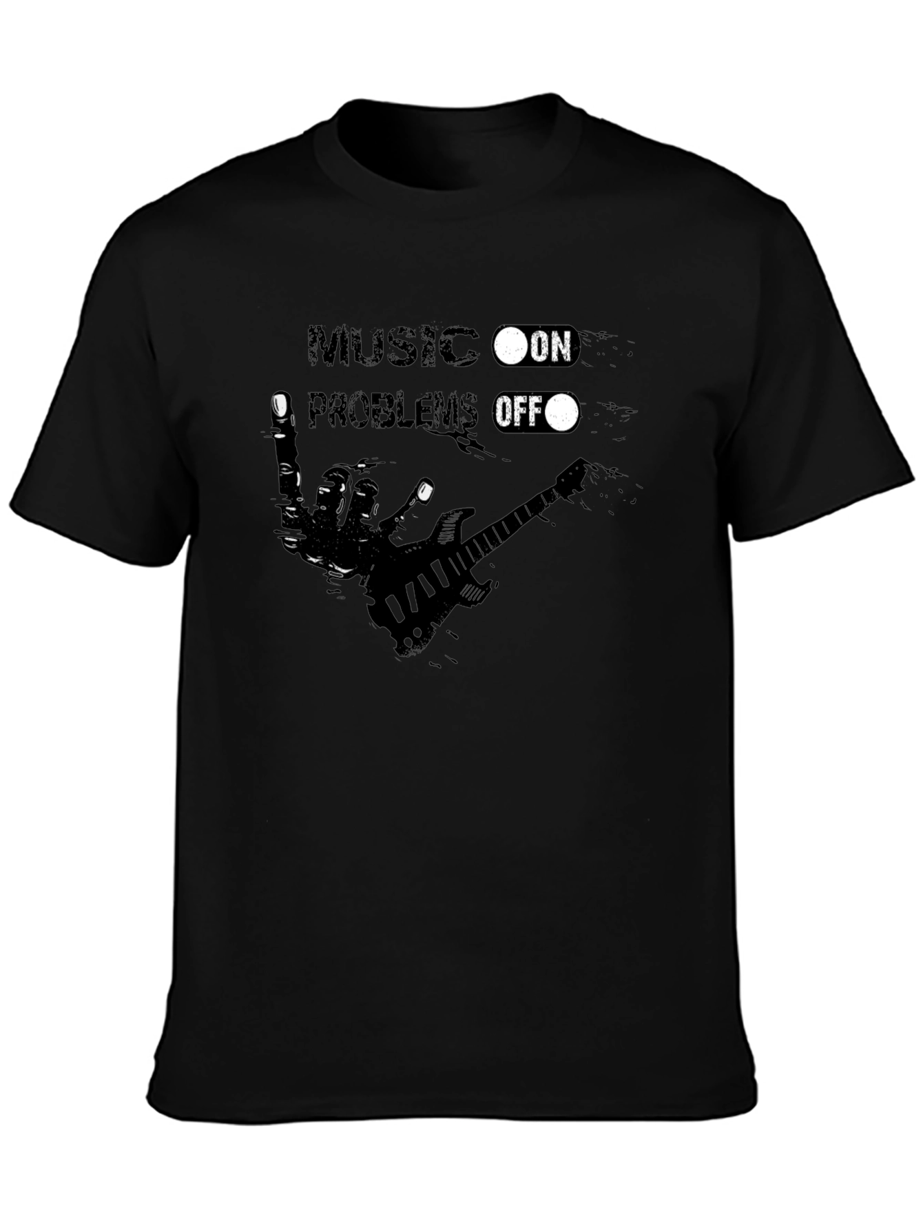 Music On Problems Off - Graphic Tee