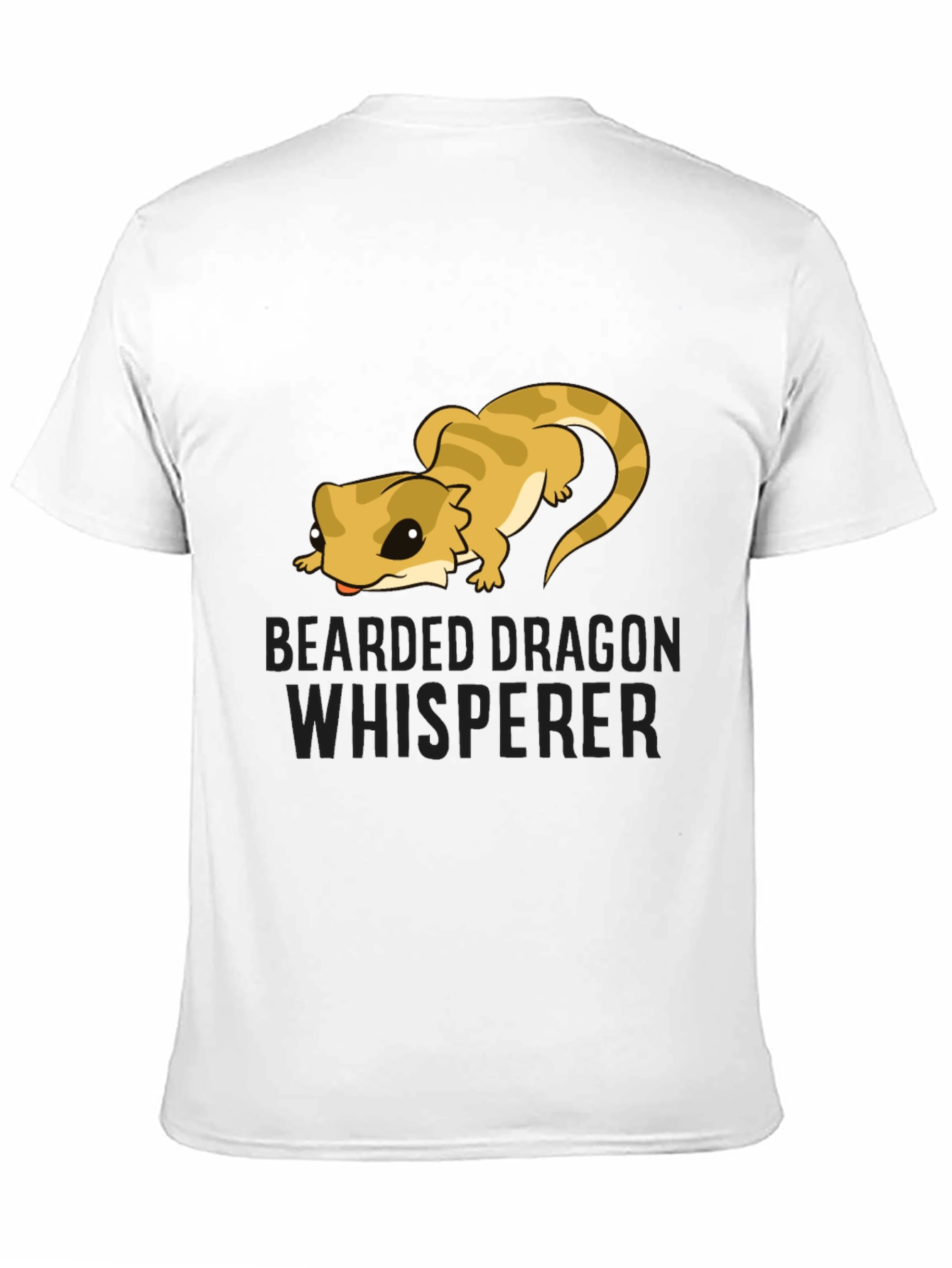 Bearded Dragon Whisperer Black T-Shirt